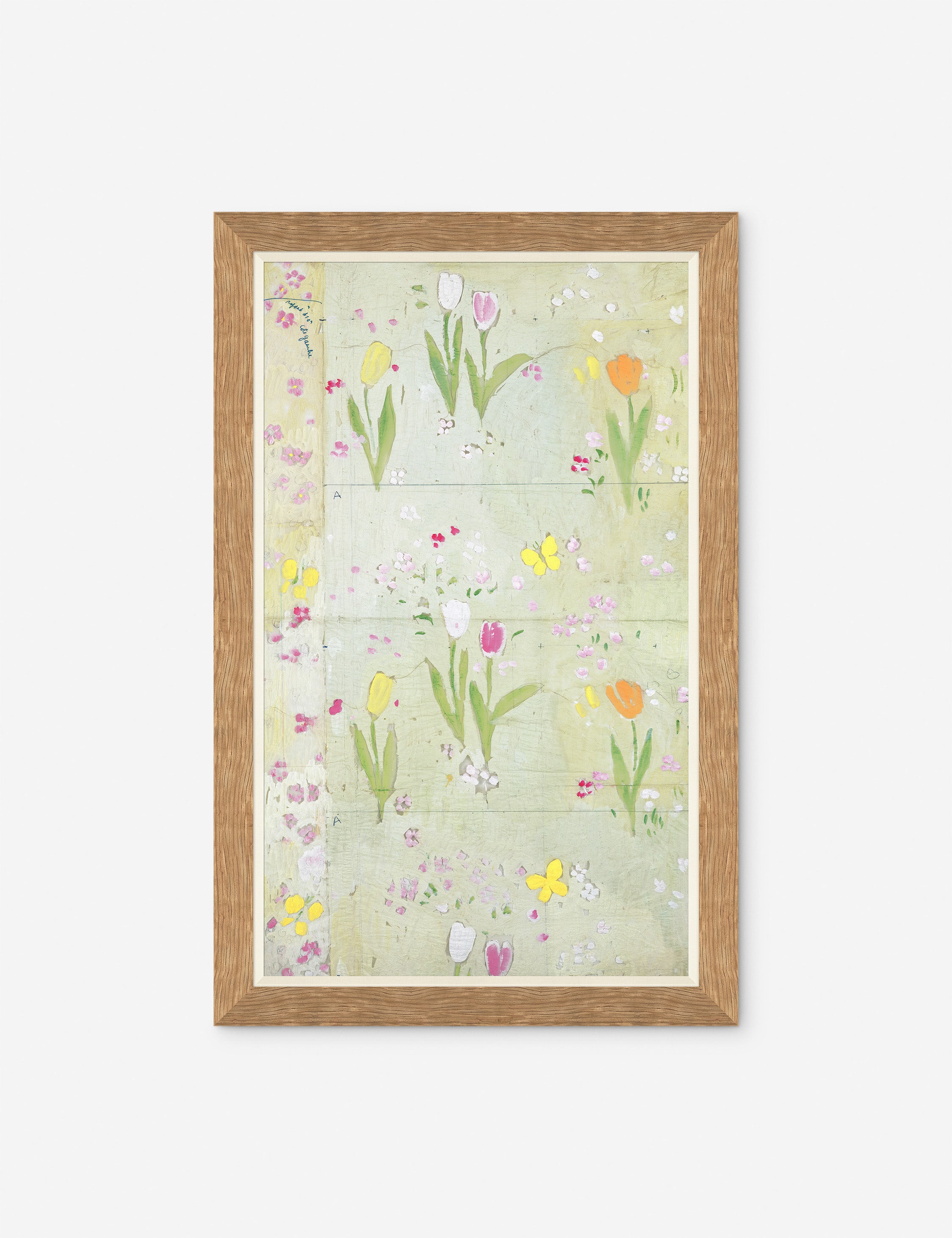 Vintage Clemence Floral Print by Paule Marrot - French Botanical Art for Home Decor & Wall Art | Perfect for Living Room, Bedroom or Office