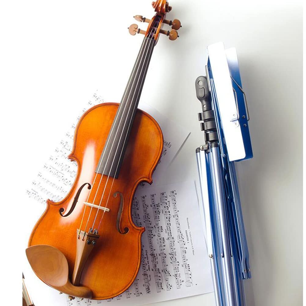 Lightweight Portable Sheet Music Stand - Foldable Aluminum Music Holder for Adults & Kids with Carrying Bag | Perfect for Piano, Violin, Guitar Practice & Band Rehearsals