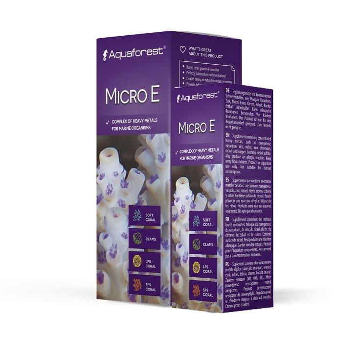 Aquaforest Micro E Coral Food (10ml/50ml) - Essential Nutrients for Saltwater Reef Tanks & Marine Aquariums