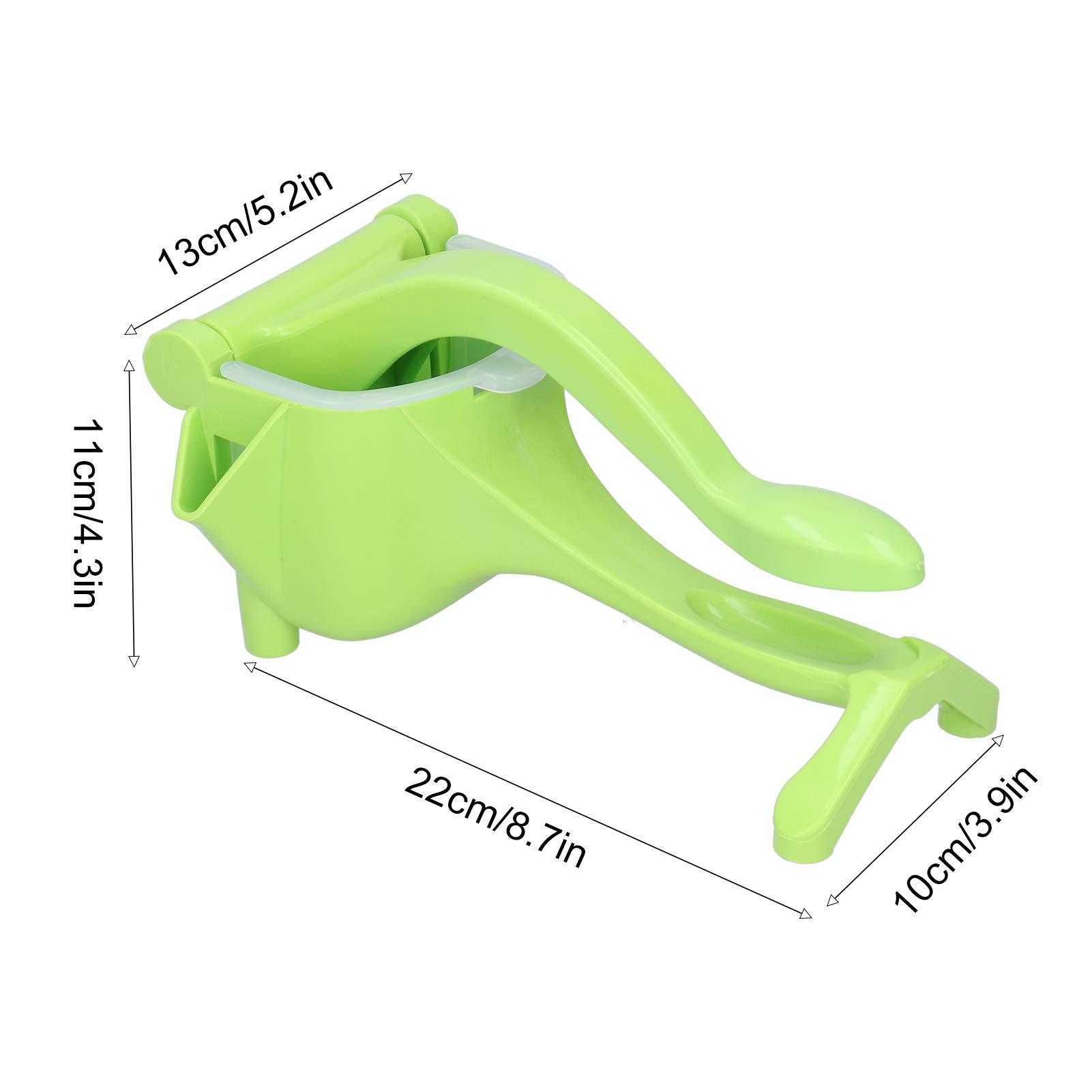 Manual Lemon Squeezer - Plastic Hand Juicer for Citrus Fruits, Multifunctional Kitchen Tool for Fresh Orange, Lime & Lemon Juice - Perfect for Cocktails, Baking & Healthy Drinks
