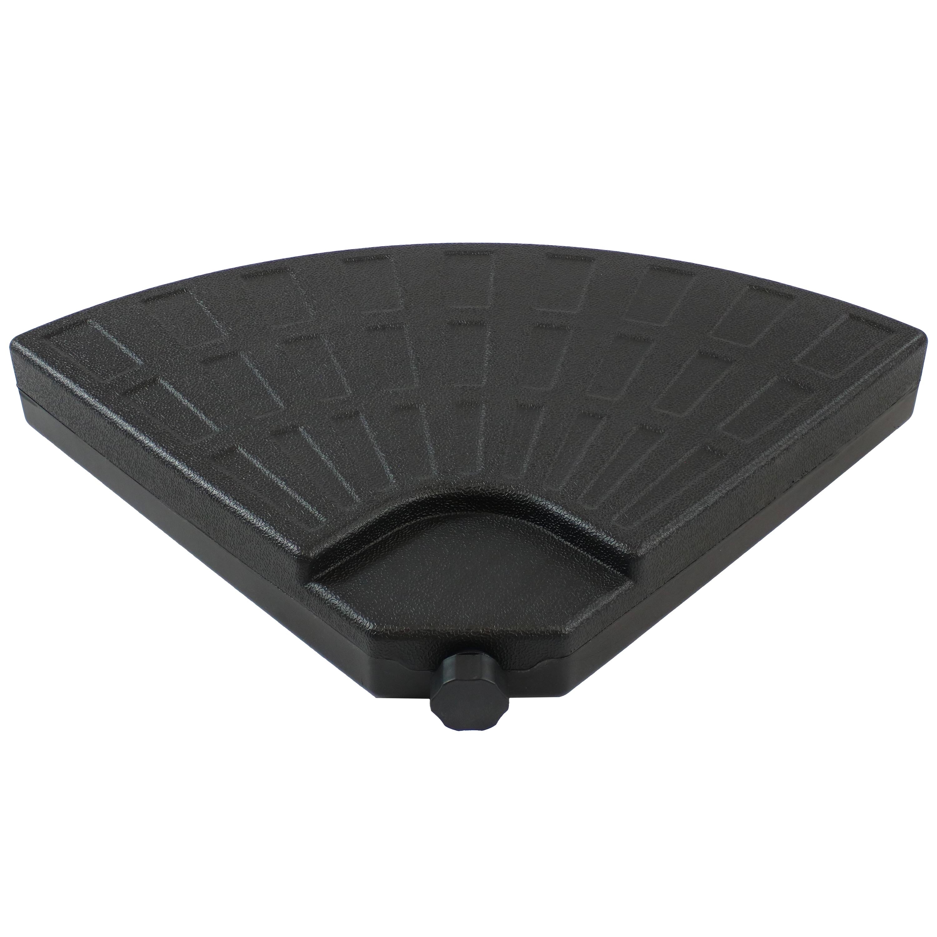 Heavy Duty Cantilever Offset Patio Umbrella Base Weights - Set of 4 for Outdoor Stability - Perfect for Poolside, Backyard, and Patio Use