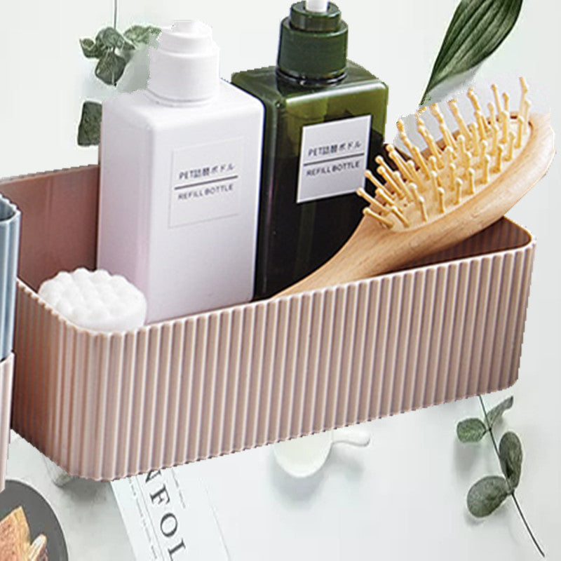 Plastic Rectangular Skin Care Storage Box - Small Cosmetic Organizer for Makeup, Jewelry & Travel Essentials | Perfect for Vanity, Bathroom & On-the-Go Organization