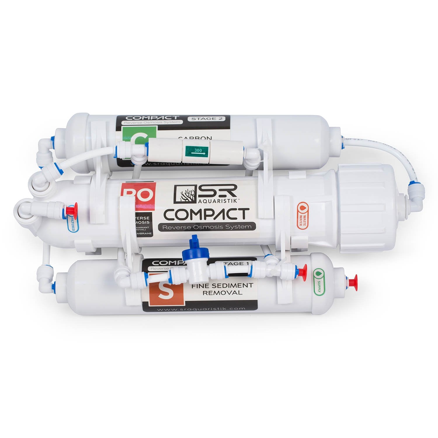Compact 3-Stage Water Filtration System Kit - Home & Office Purification Solution for Clean Drinking Water