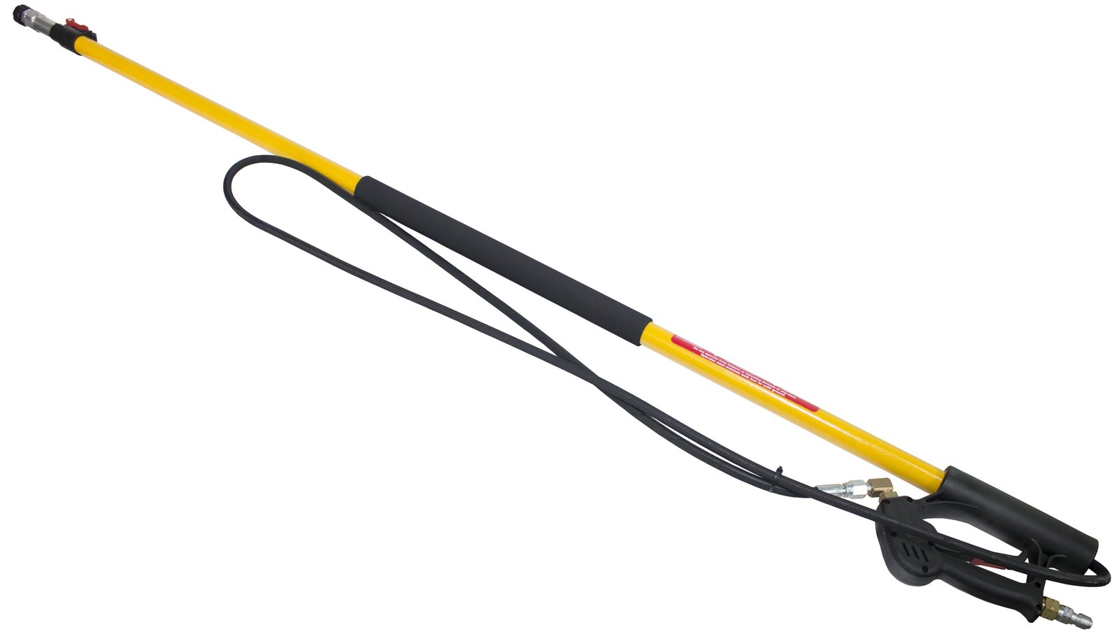 BE Pressure 12' Fiberglass Telescoping Pressure Washer Wand with Lever Lock - Heavy Duty Extension Pole for Car, House, Deck & Driveway Cleaning - Perfect for Outdoor & Home Maintenance