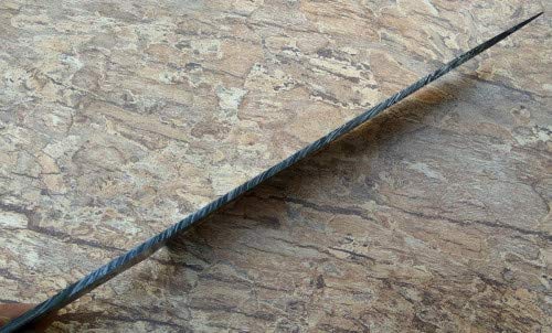 Damascus Steel Blank Blade 14