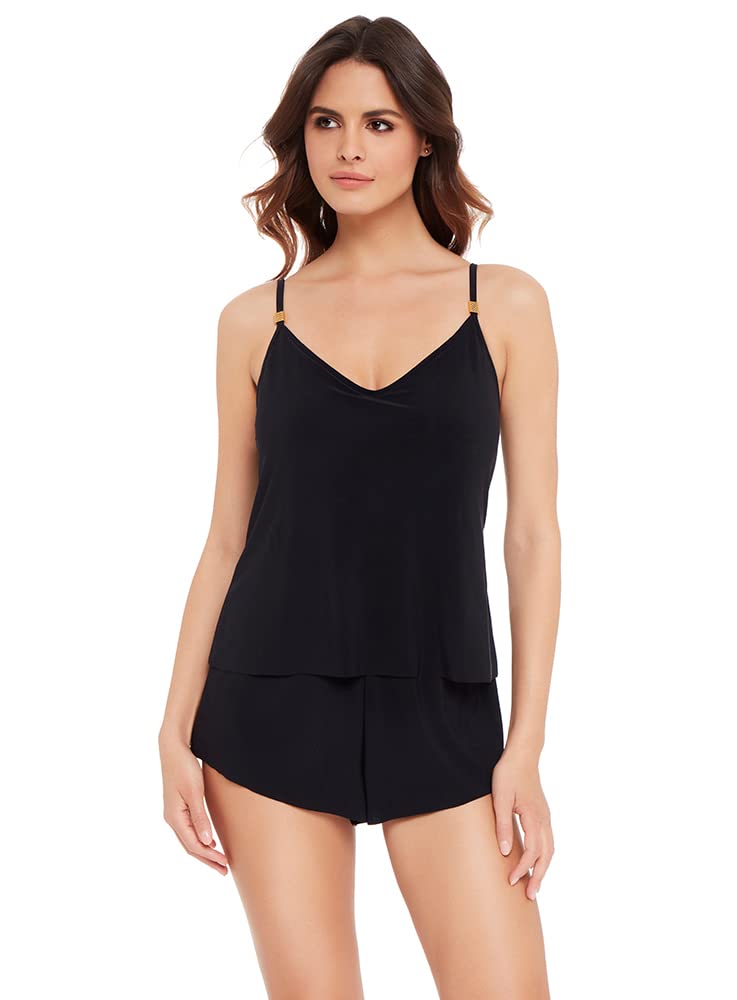 MagicSuit Women's DD-Cup One Piece Swimsuit - Adjustable Halter Soft Cup Solid Mila Romper | Beach Vacation, Pool Party & Summer Swimwear for Women