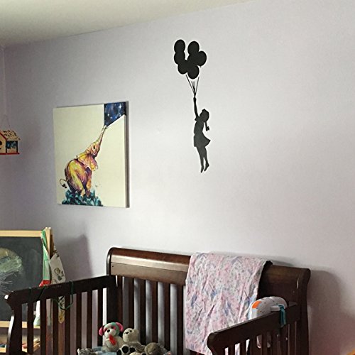 Banksy Flying Balloon Girl Stencil - Large Reusable Wall Art Template for DIY Painting, Home Decor & Craft Projects (22.5x78cm) | Perfect for Canvas Art, Street Art Murals & Creative Wall Designs