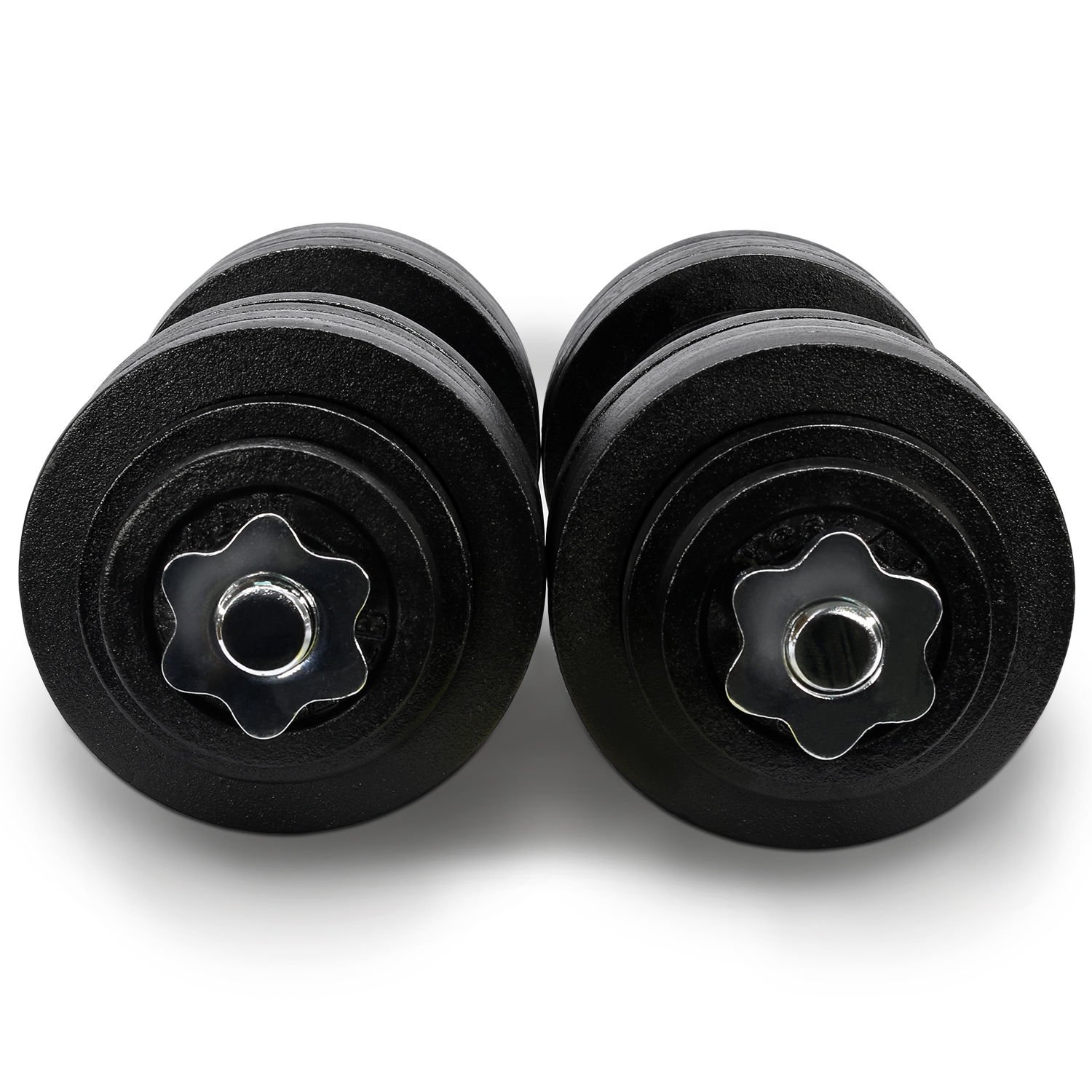 Adjustable Dumbbells Set 105 lbs with Gym Cap Plates - Home Workout Equipment for Strength Training & Fitness | Perfect for Small Spaces, Weightlifting, and Full-Body Exercises
