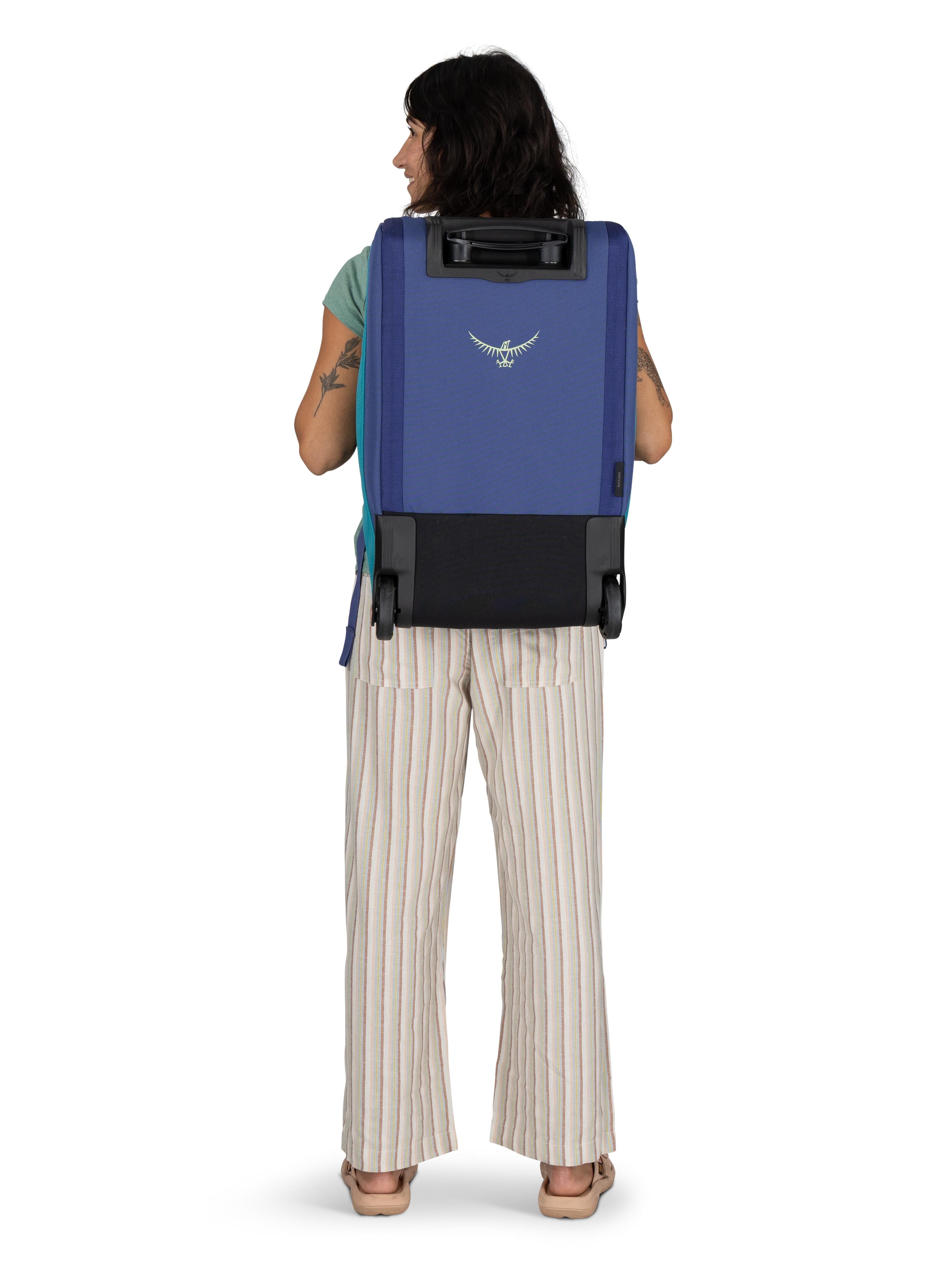 Osprey Daylite 40L Wheeled Carry On Duffel Bag - Lightweight Travel Luggage for Airplane, Weekend Trips & Outdoor Adventures