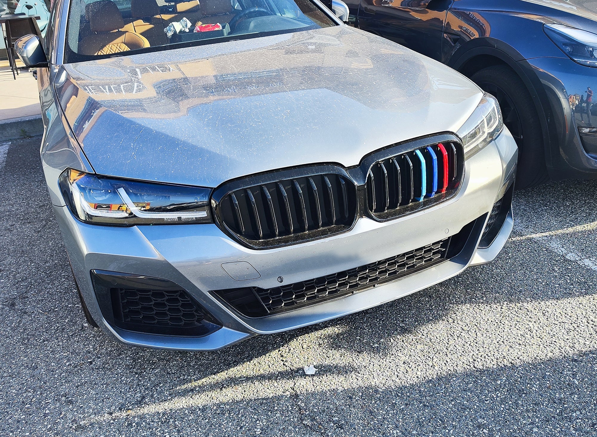 BMW G30 G31 5 Series M Style Color Grille Inserts (2021+) - 8 Beam Design for Enhanced Style & Sporty Look | Perfect for Car Enthusiasts & Custom Upgrades