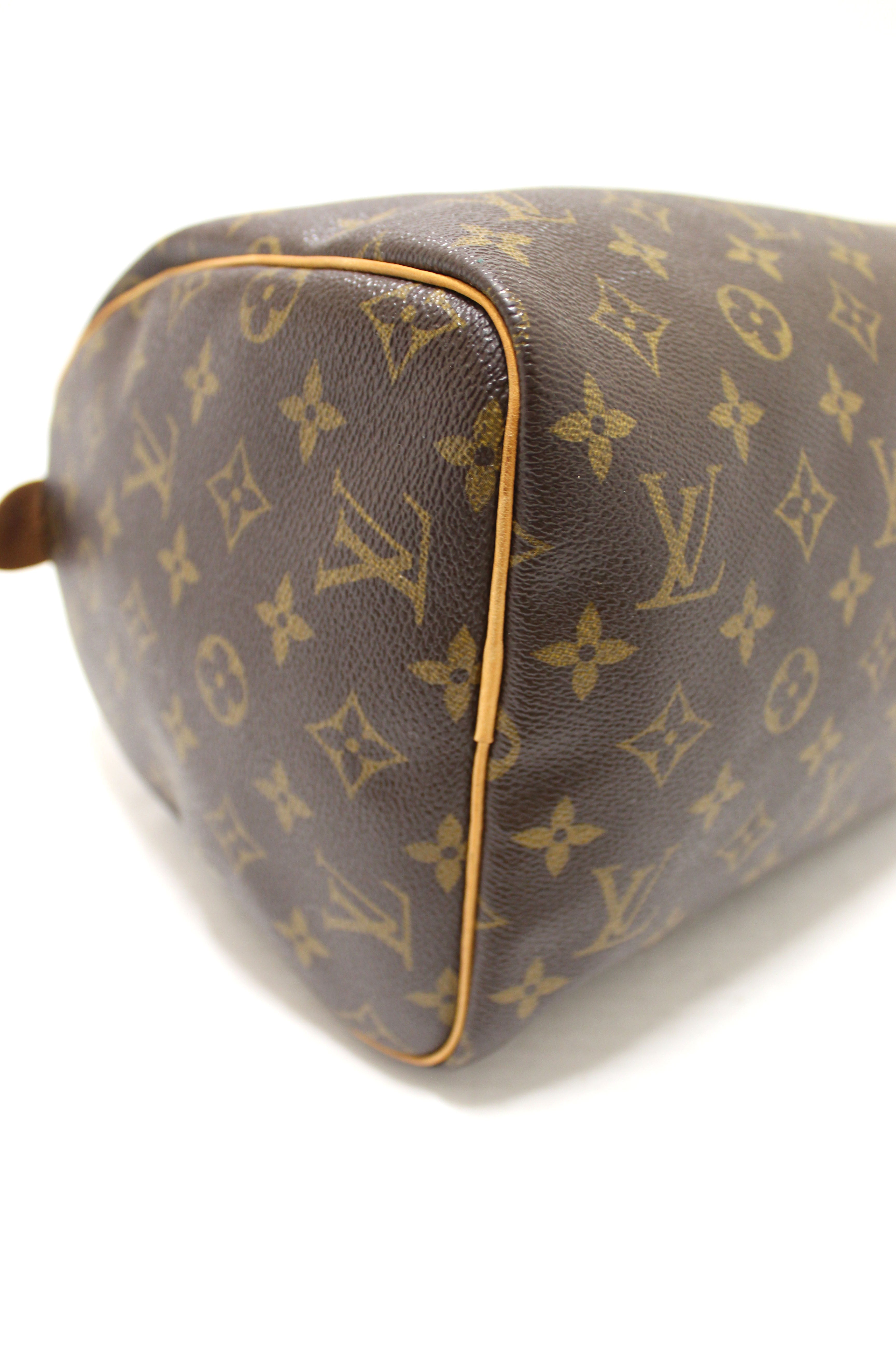 Authentic Louis Vuitton Monogram Speedy 30 Handbag - Luxury Designer Shoulder Bag for Women, Perfect for Travel, Work & Everyday Use
