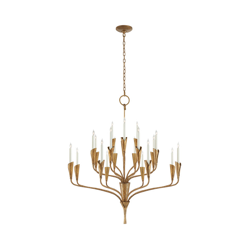 Elegant Aiden Chandelier - Modern Crystal Ceiling Light Fixture for Dining Room, Living Room & Bedroom | Perfect for Home Decor & Wedding Venues