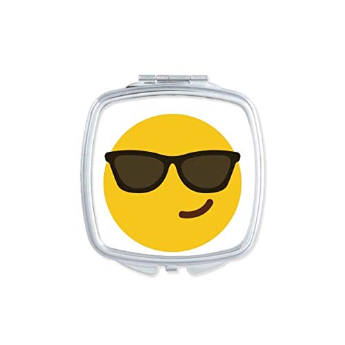 DIYthinker Cool Yellow Cute Compact Pocket Mirror - Double Sided Portable Makeup Mirror for Travel, Purse & Handbag - Perfect for Makeup, Cosmetics & On-the-Go Touch Ups