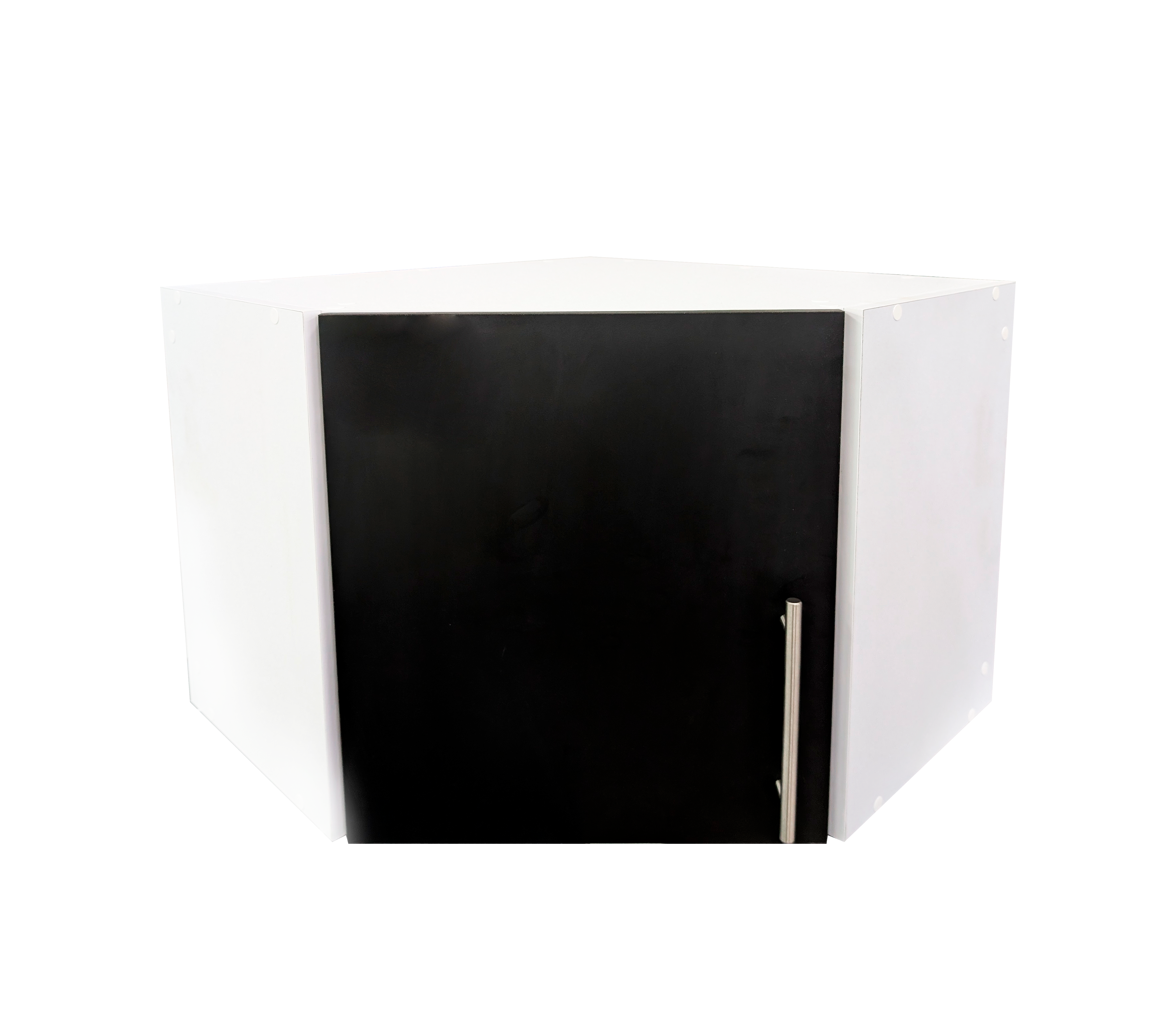 Corner Kitchen Wall Cabinet with 1 Door - Space Saving Storage for Small Kitchens | Perfect for Apartments, Condos & Tiny Homes