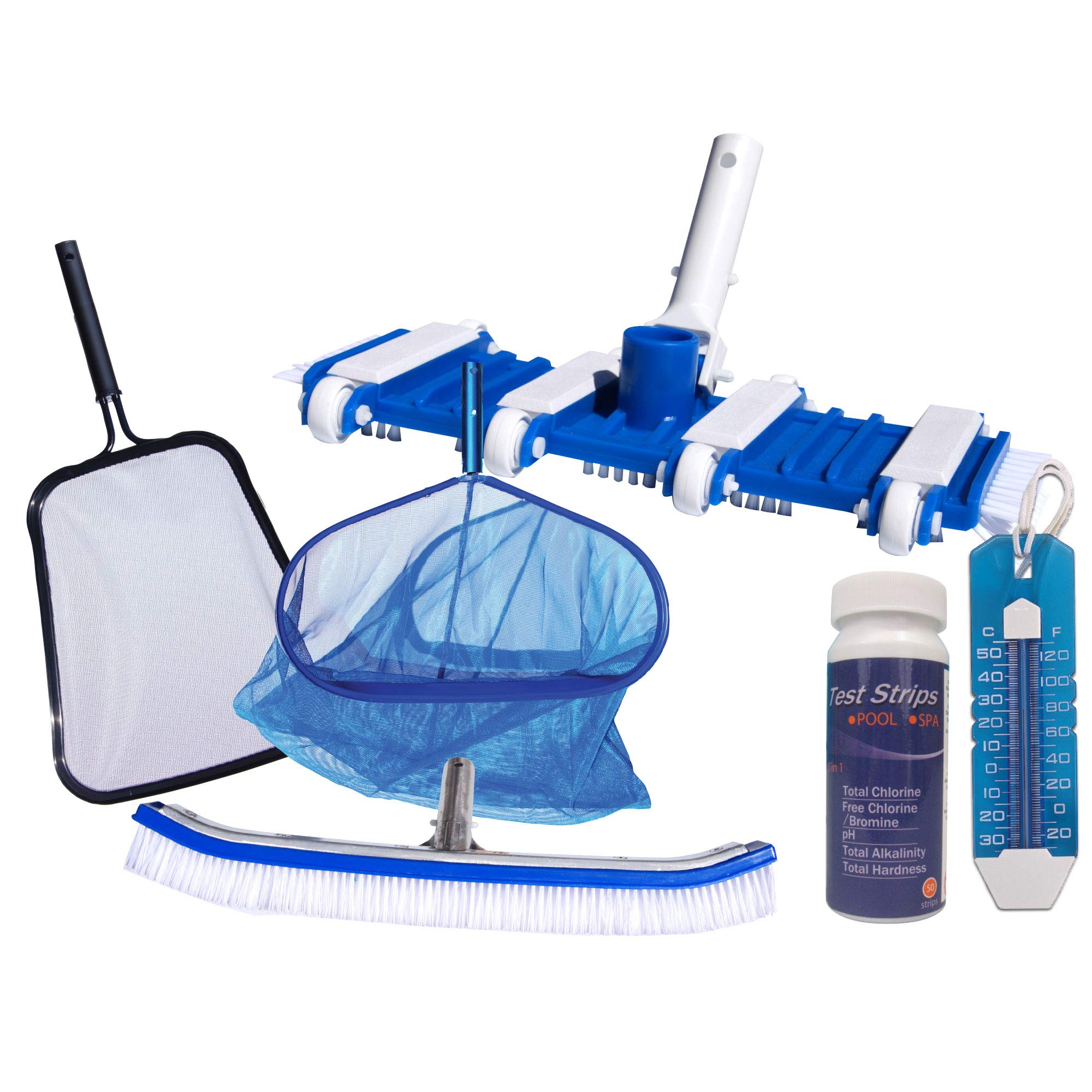 Doheny's Premium In-Ground Swimming Pool Maintenance Kit - Complete Pool Cleaning & Chemical Treatment Set for Crystal Clear Water - Perfect for Backyard Pools, Vacation Homes & Commercial Pool Maintenance