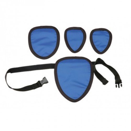 0.50mm Lead Gonad & Ovarian Radiation Shield Set - X-ray Protection for Medical Imaging, Dental & Radiology (Paint Splash Design) - Ideal for Patients, Technicians & Healthcare Professionals