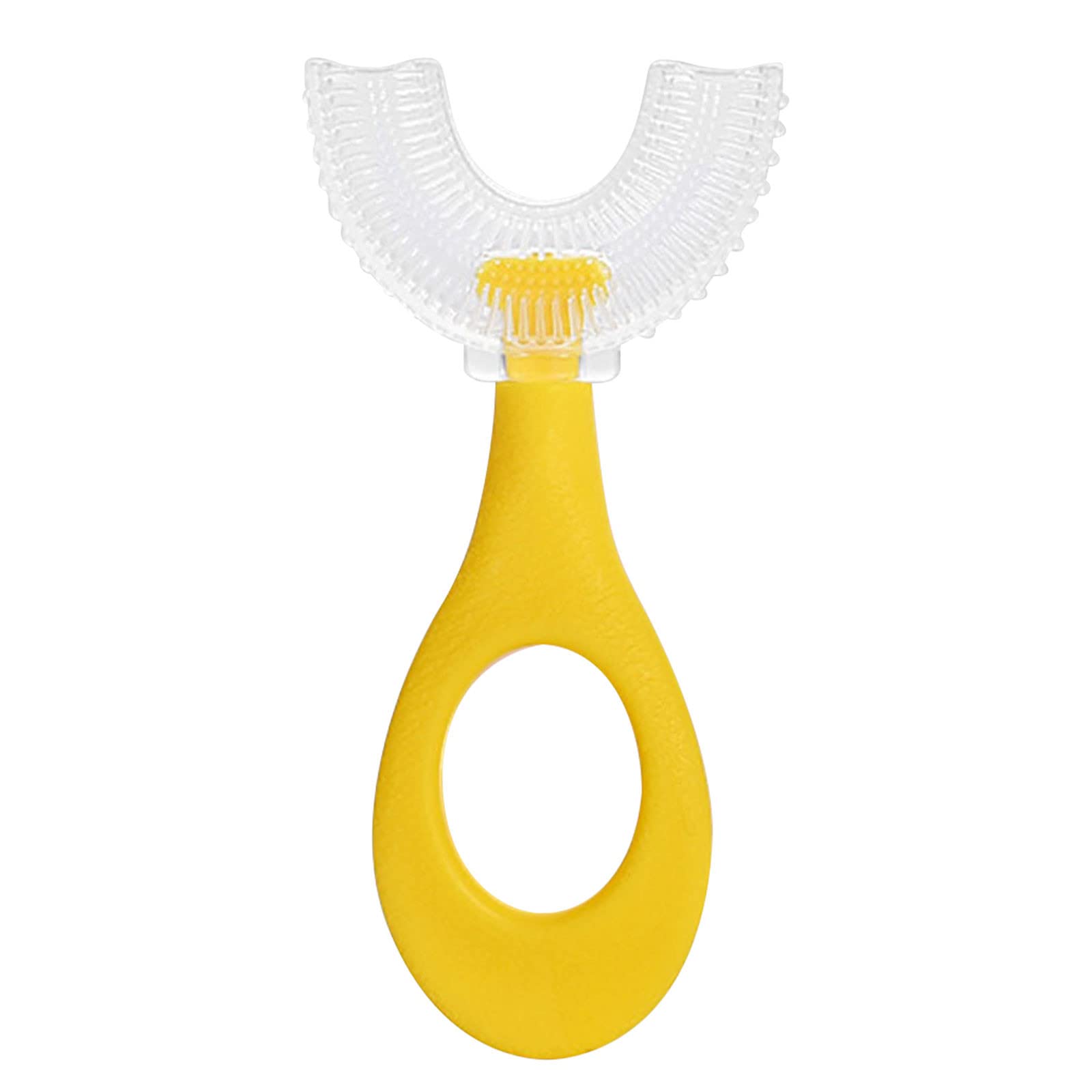 LCZIWO U-Shaped Kids Toothbrush - 360° All-Round Cleaning Soft Bristles Manual Toothbrush for Children - Perfect for Toddlers & Kids Daily Oral Care at Home or Travel