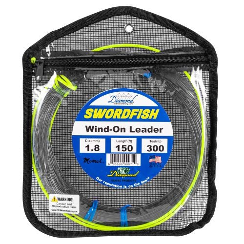 Premium Momoi Diamond Special Swordfish Wind-On Leaders - High Strength Saltwater Fishing Leaders for Offshore Trolling & Big Game Fishing