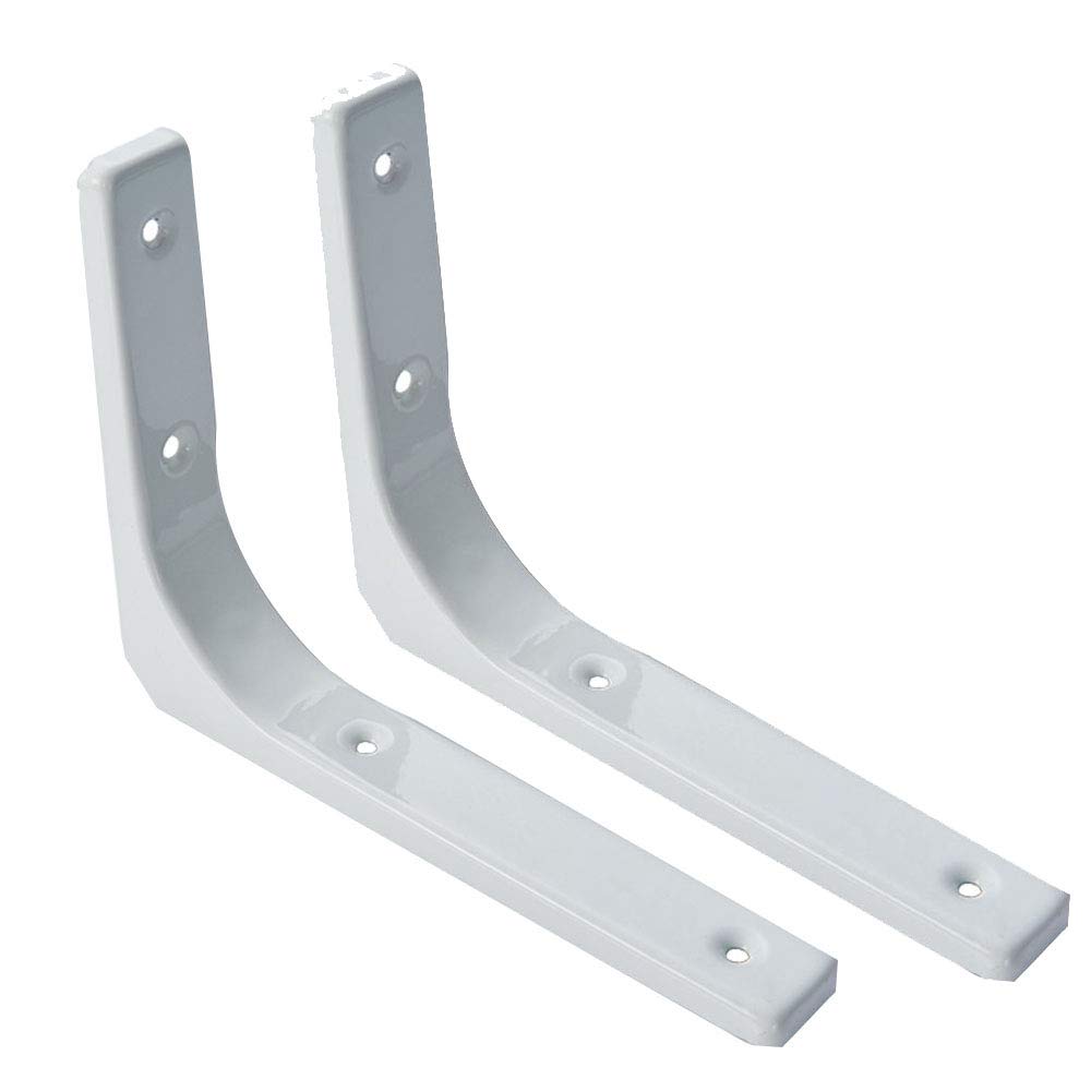 Wall Mounted Shelf with Triangle Support - Sturdy Hanging Shelf for Home Organization, Wall Partition & Storage | Perfect for Living Room, Bedroom, Bathroom & Office Decor