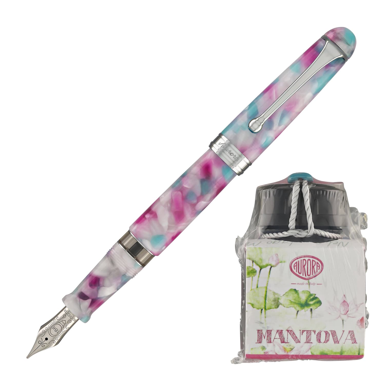 Aurora 888 Fountain Pen - 18K Gold Limited Edition Luxury Writing Instrument for Professionals & Collectors | Perfect for Business Signatures, Calligraphy & Gift Giving