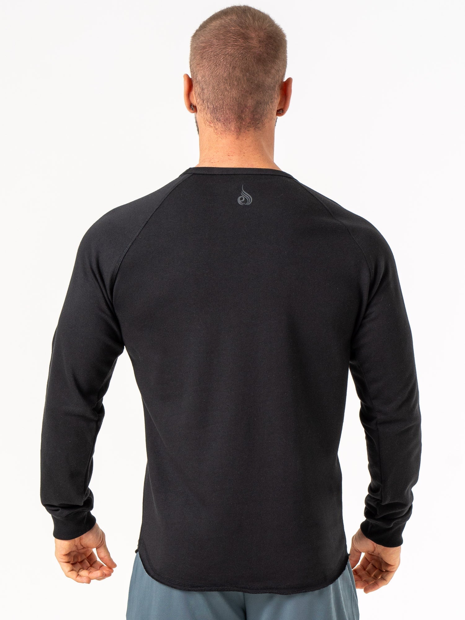 Energy Crew Neck T-Shirt for Men - Soft Cotton Black Tee - Casual Wear & Gym Workout Shirt
