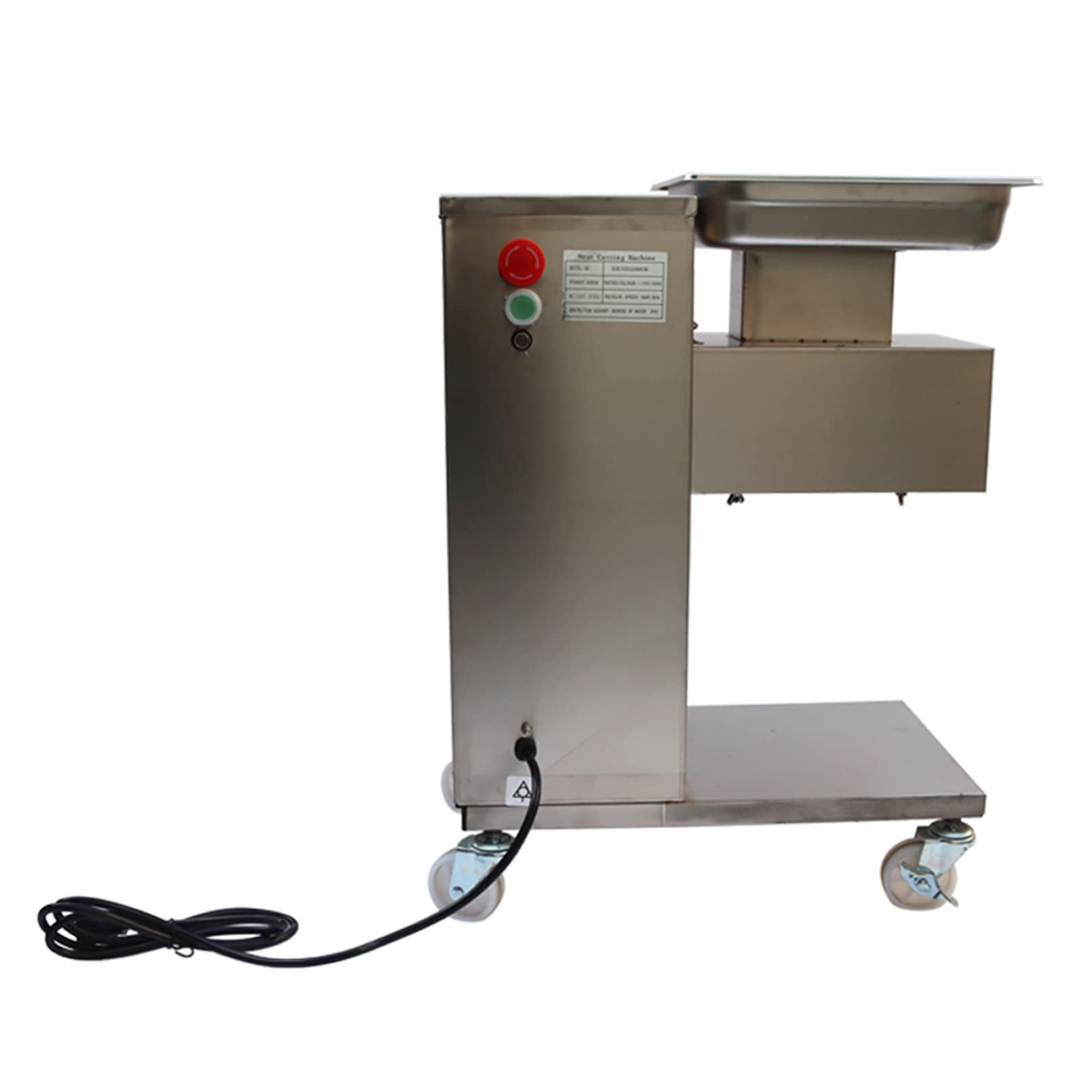 Premium Stainless Steel Body for QE Commercial Meat Slicer Machine (Blade Not Included) - Durable Replacement Part for Deli, Butcher Shop & Restaurant Food Prep