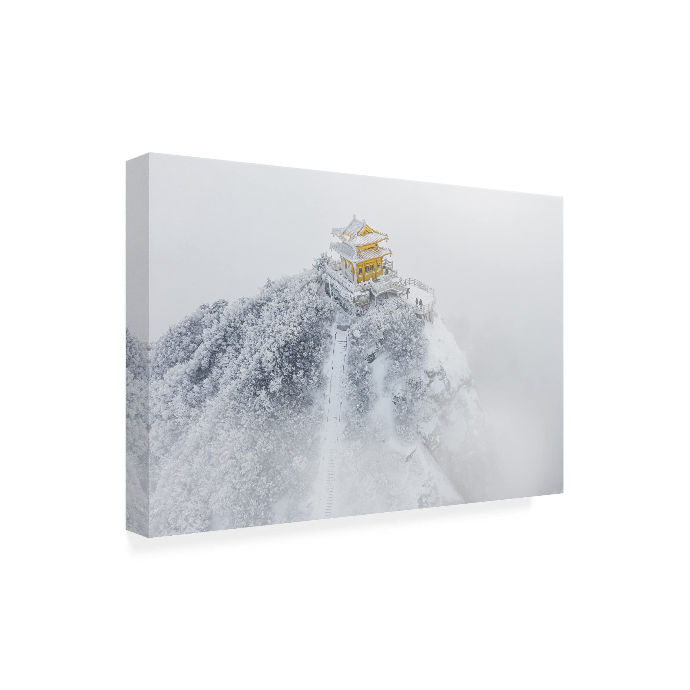 Trademark Fine Art 'The Moon Palace' Canvas Wall Art by Simoon - Perfect for Living Room, Bedroom & Office Decor