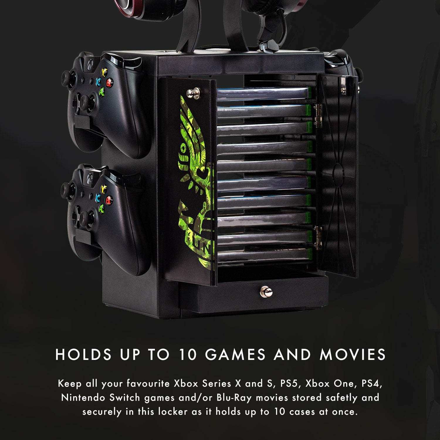 Official Halo Controller Stand by Numskull - Compatible with PS4, Xbox One & Nintendo Switch - Licensed 343 Industries Gaming Gear - Perfect for Display & Organizing Game Controllers
