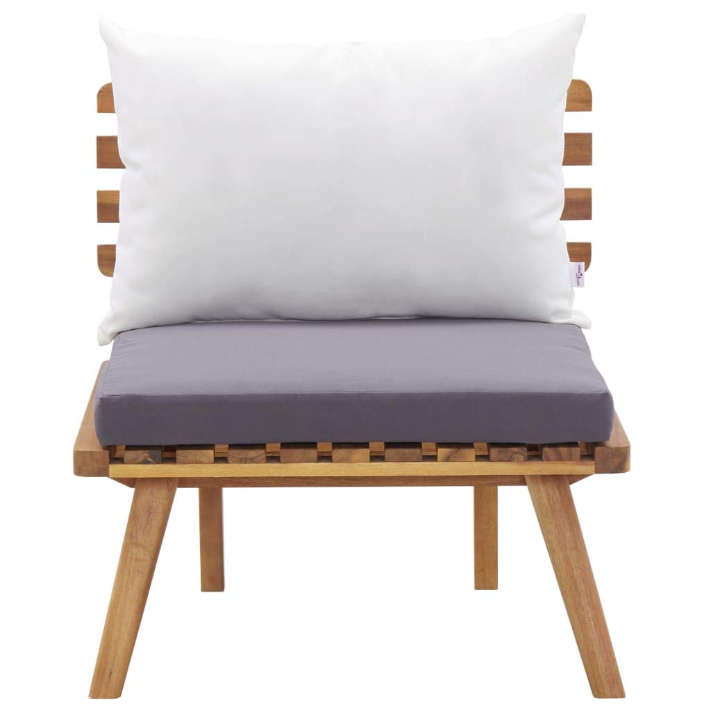 Premium FAMIROSA Acacia Wood Garden Chair with Cushions - Outdoor Patio, Backyard, Poolside Relaxation & Dining Furniture