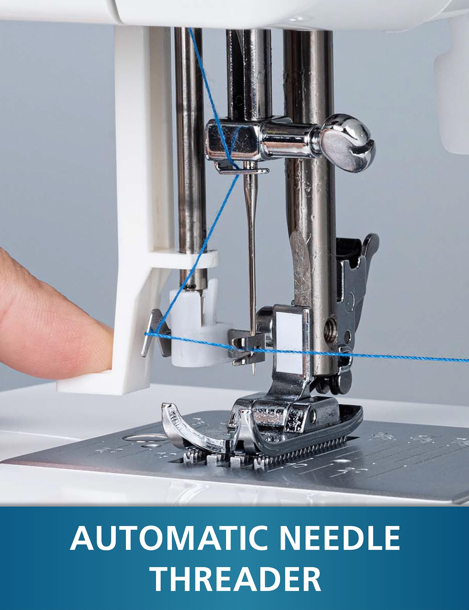 **MKR45 Sewing Machine for Beginners – 25 Stitches, 4 Presser Feet & Accessory Kit – Automatic Needle Threader & Bobbin Winder – Perfect for Quilting, Lightweight Fabrics & DIY Projects**