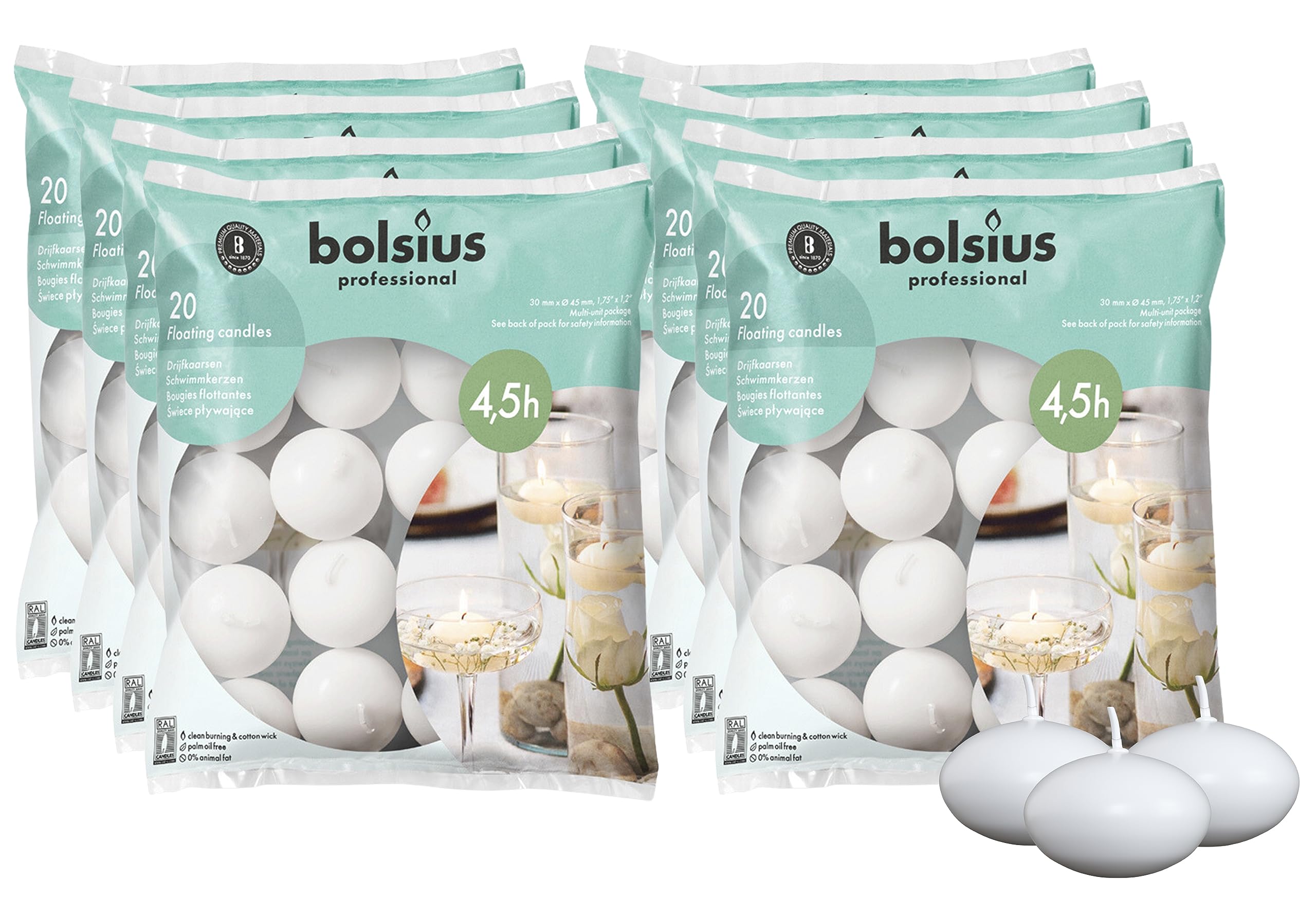 Bolsius Unscented 1.75