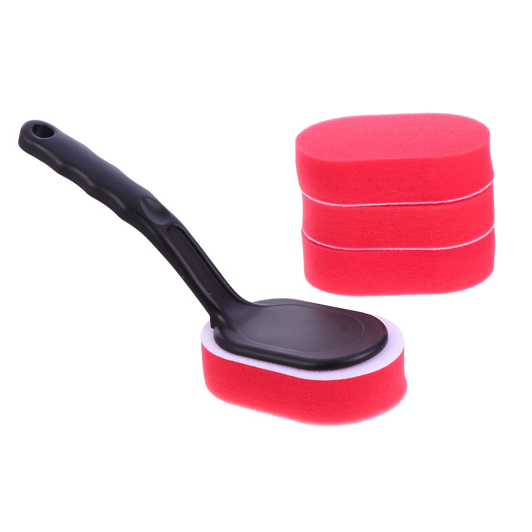 5-Piece Wheel Rim Brush Kit - Car Tire Waxing Applicator with Ergonomic Handle for Deep Cleaning & Polishing - Perfect for Car Detailing, Auto Shine & Tire Maintenance