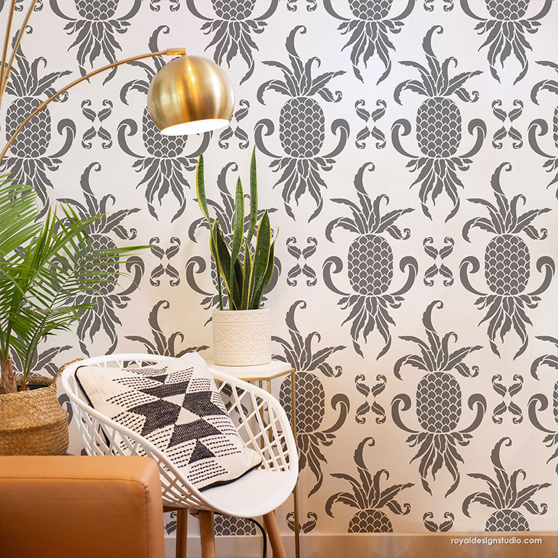 Premium Hospitality Pineapple Stencil for Cake Decorating, Cocktail Garnishing & DIY Crafts – Perfect for Bakeries, Bars & Home Use