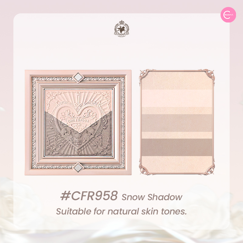 CHEERFLOR Angel Frame Contour & Highlight Palette - Professional Makeup Kit for Face Sculpting & Glow - Perfect for Bridal, Photoshoot & Evening Makeup Looks