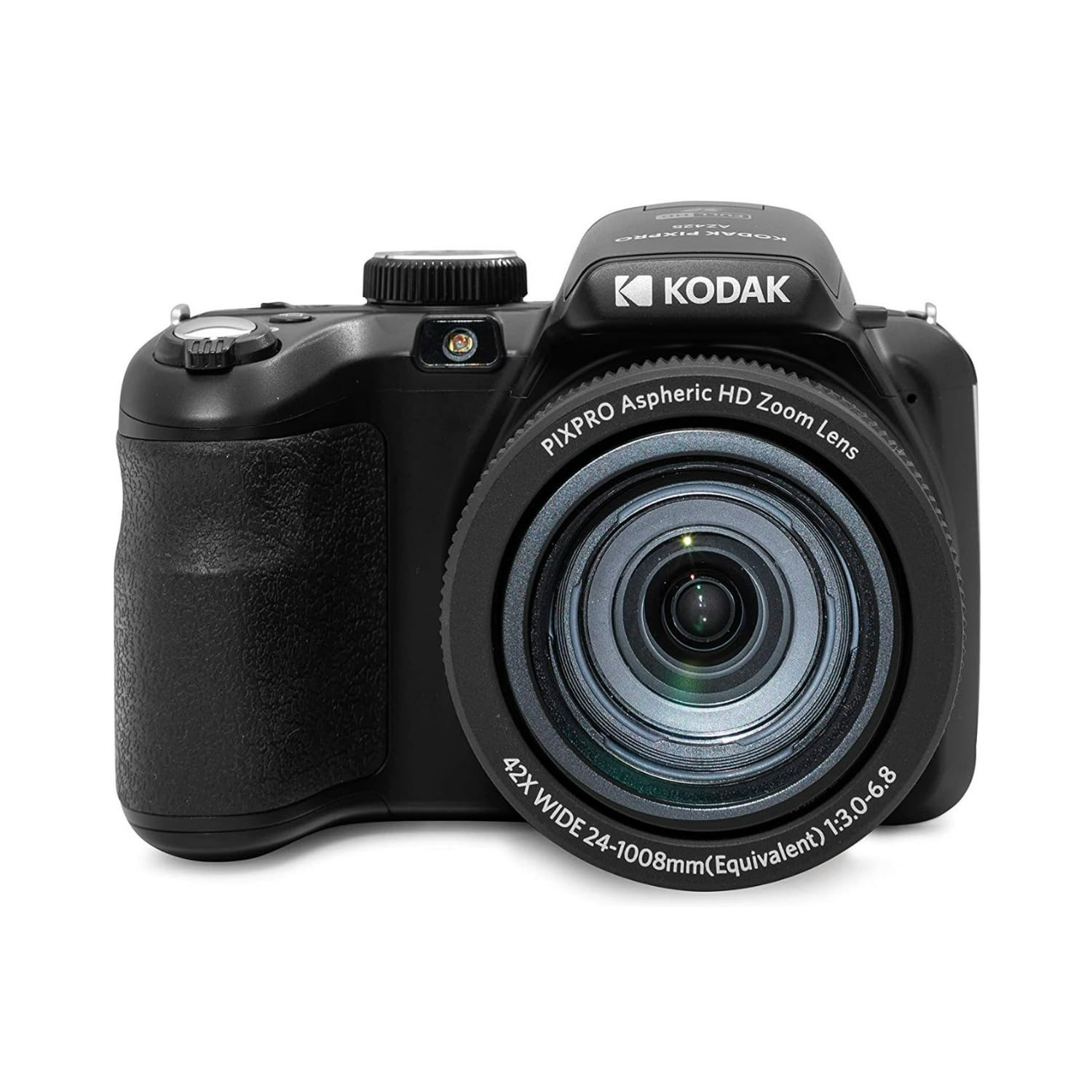 KODAK PIXPRO AZ425 20MP Digital Camera with 16X Optical Zoom - Black Bundle (32GB SD Card, Case, Tripod, Battery Kit) - Perfect for Travel Photography, Vlogging & Family Events