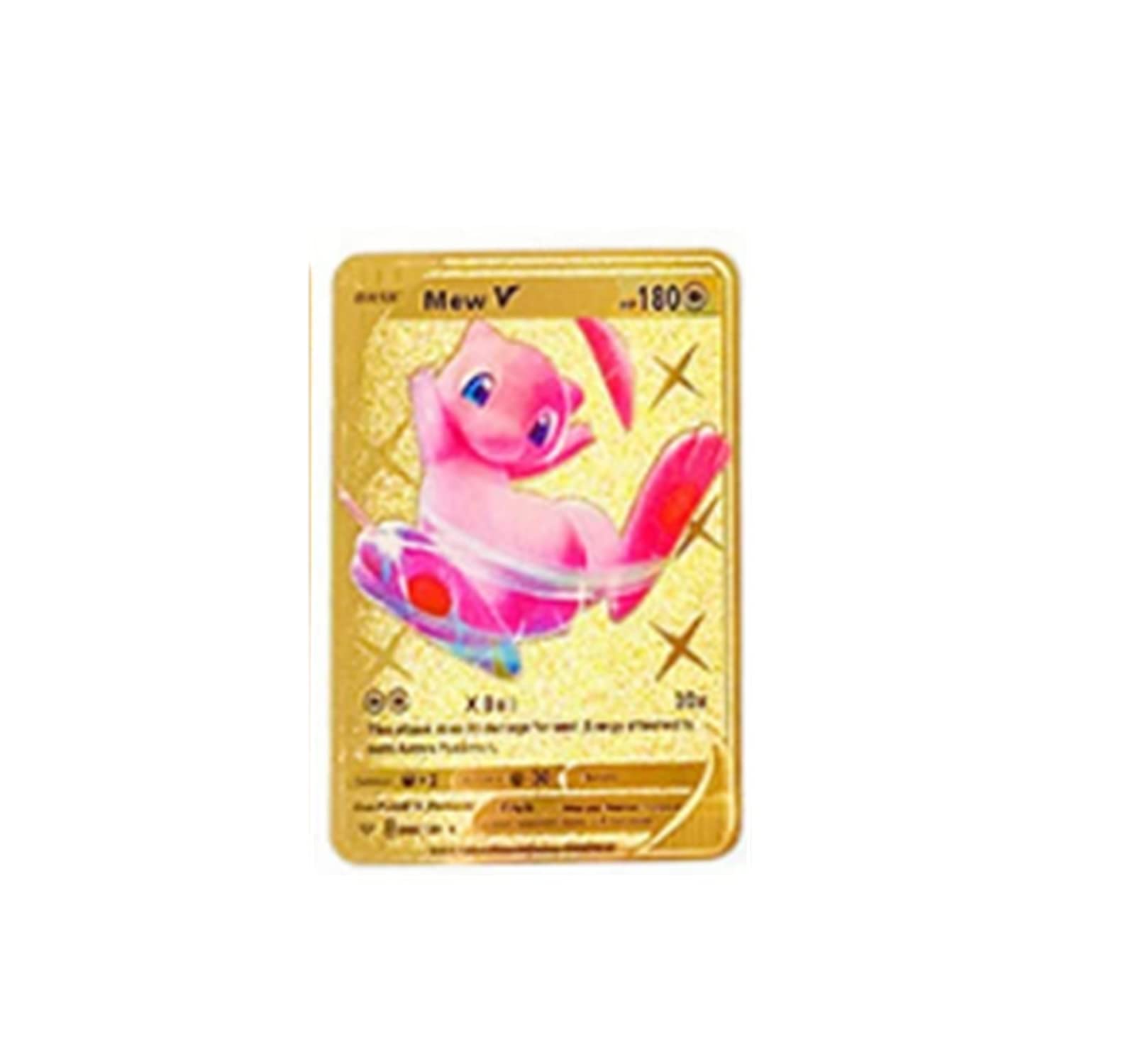 55 PCS Gold Foil Rare Pokemon TCG Cards Deck Box - Includes 15 VMAX, 14 V Series, 11 GX Rares, 1 DX Charizard, 2 EX Rares + Mystery Card | Collectible Trading Card Game Accessories for Players & Fans | Perfect for Battles, Trading & Display