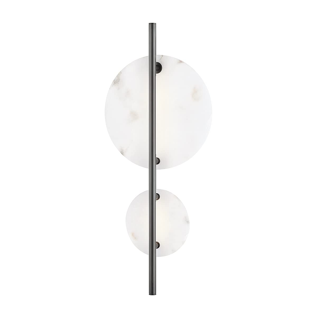 Hudson Valley Lighting Croft LED Wall Sconce - Old Bronze Finish with Alabaster Shade - Modern Wall Light for Bedroom, Living Room & Hallway Lighting