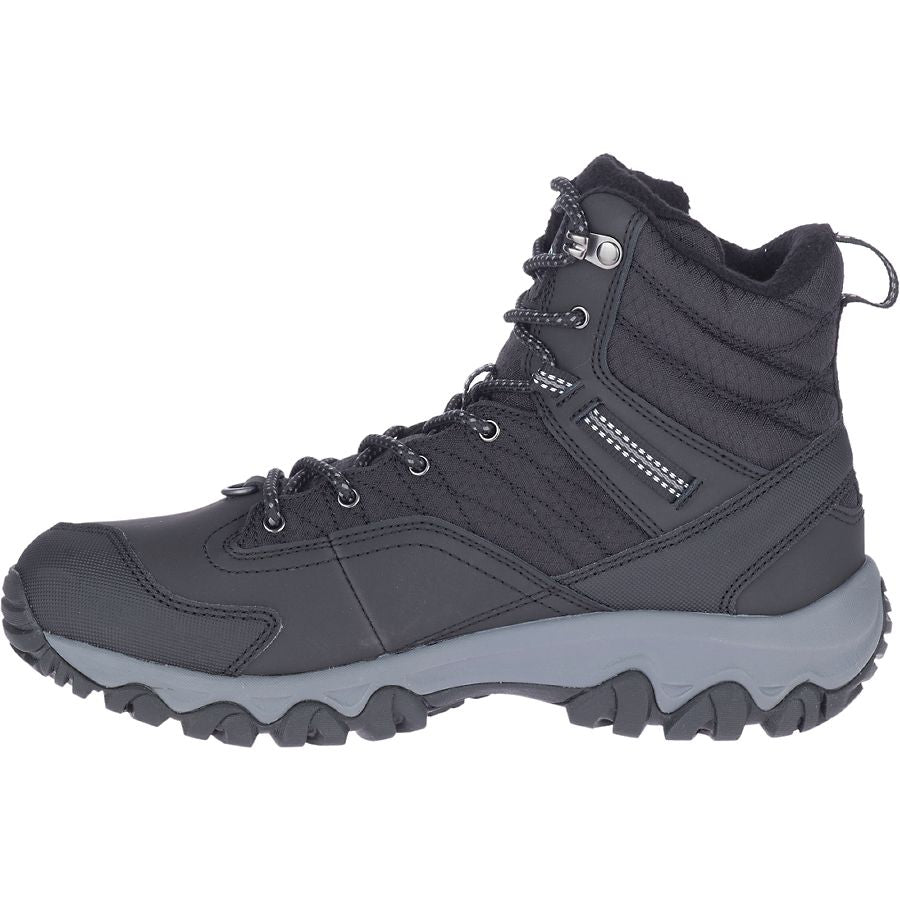 Merrell Thermo Akita Mid WP Women's Waterproof Winter Hiking Boots - Warm & Comfortable for Snow, Ice & Cold Weather Outdoor Adventures
