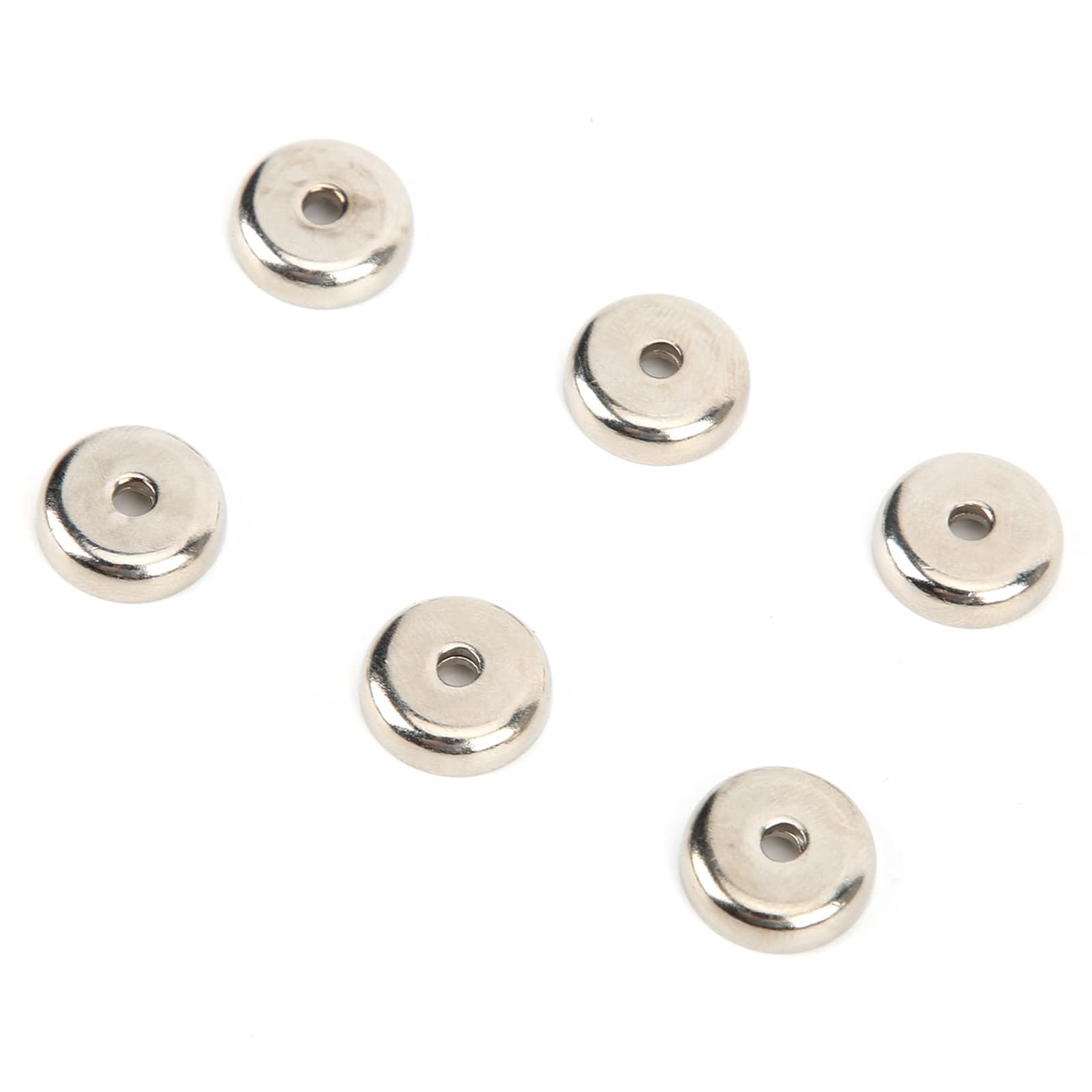 6Pcs Round Base Pot Magnets with Counterbore Hole - A16 Strong Neodymium Magnets for Long Service Life | Perfect for DIY Projects, Crafts, and Industrial Applications