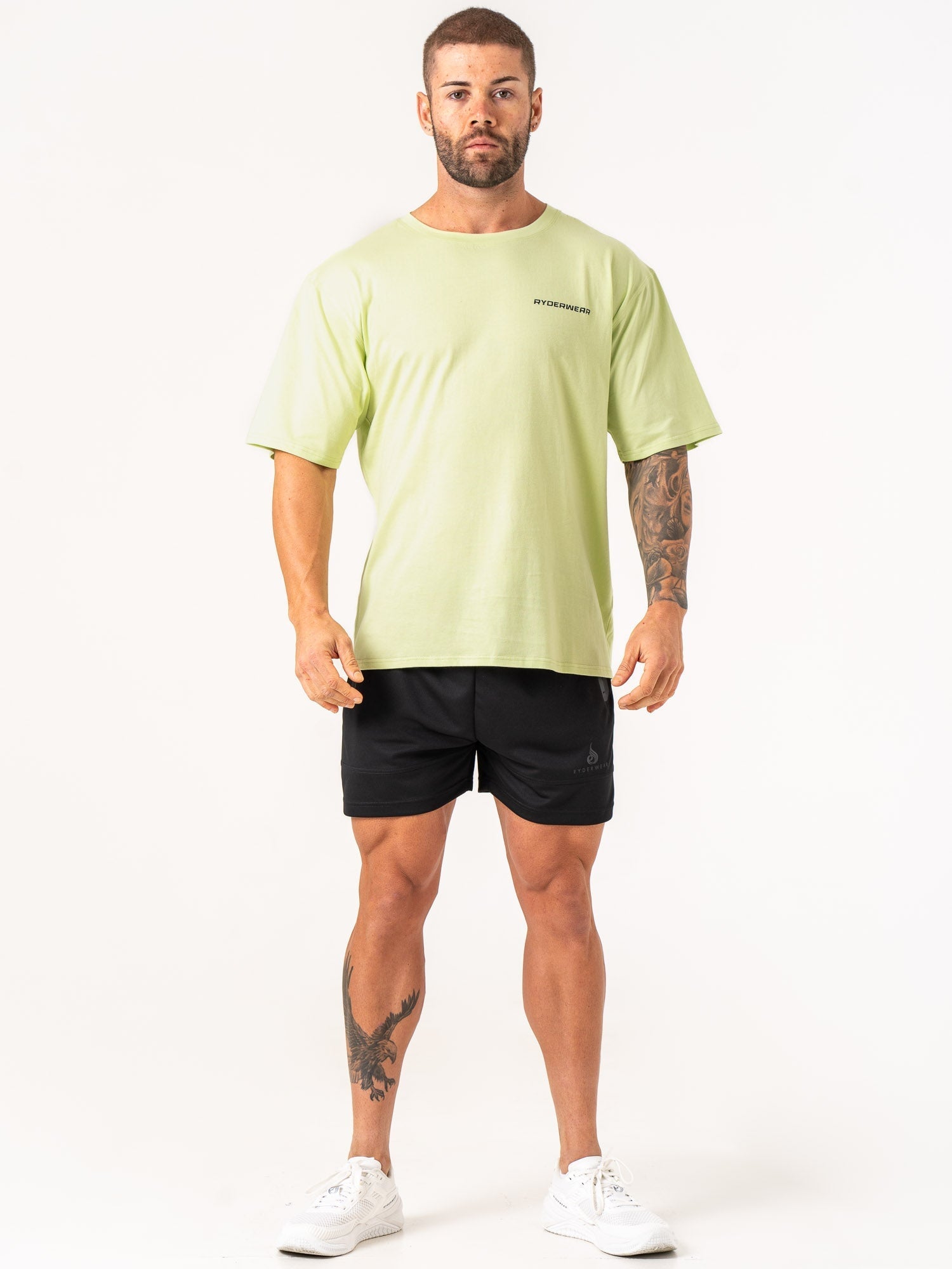 Energy Oversized T-Shirt in Lime Green - Comfortable & Stylish Unisex Fit for Casual Wear, Street Fashion & Loungewear