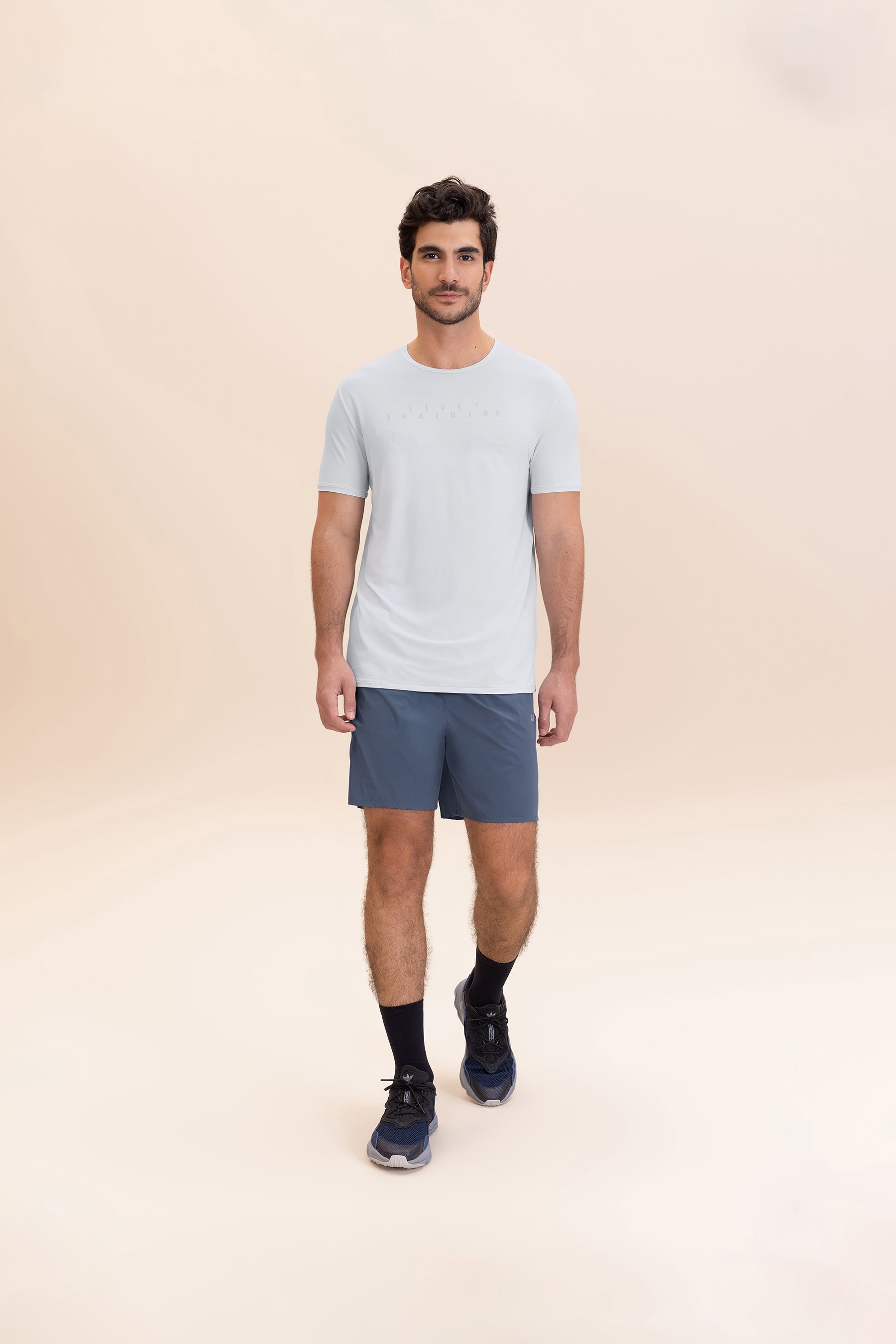 Comfy LIVE! Men's Training T-Shirt - Breathable & Lightweight Workout Tee for Gym, Running & Casual Wear