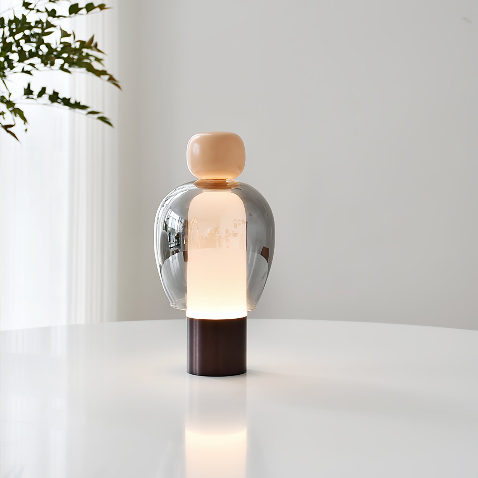 Lumina Joy Table Lamp - Modern LED Nightstand Lamp with Touch Control, Dimmable Warm White Light for Bedroom, Living Room, Office - Perfect for Reading, Relaxing & Decor