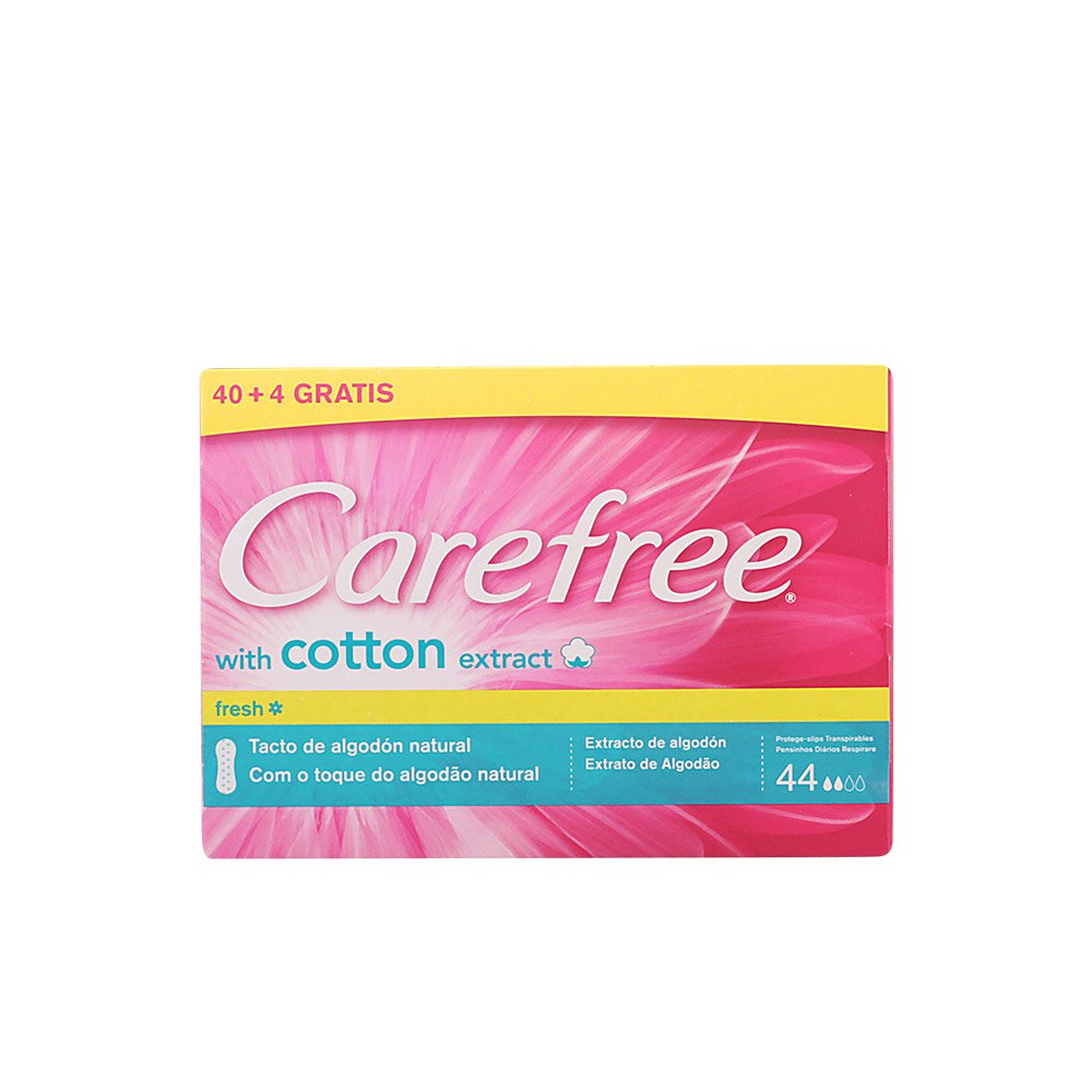 Carefree Fresh Intimate Wipes for Women, 200g (44 Count) - Gentle & pH Balanced for Daily Hygiene, Travel & On-the-Go Freshness