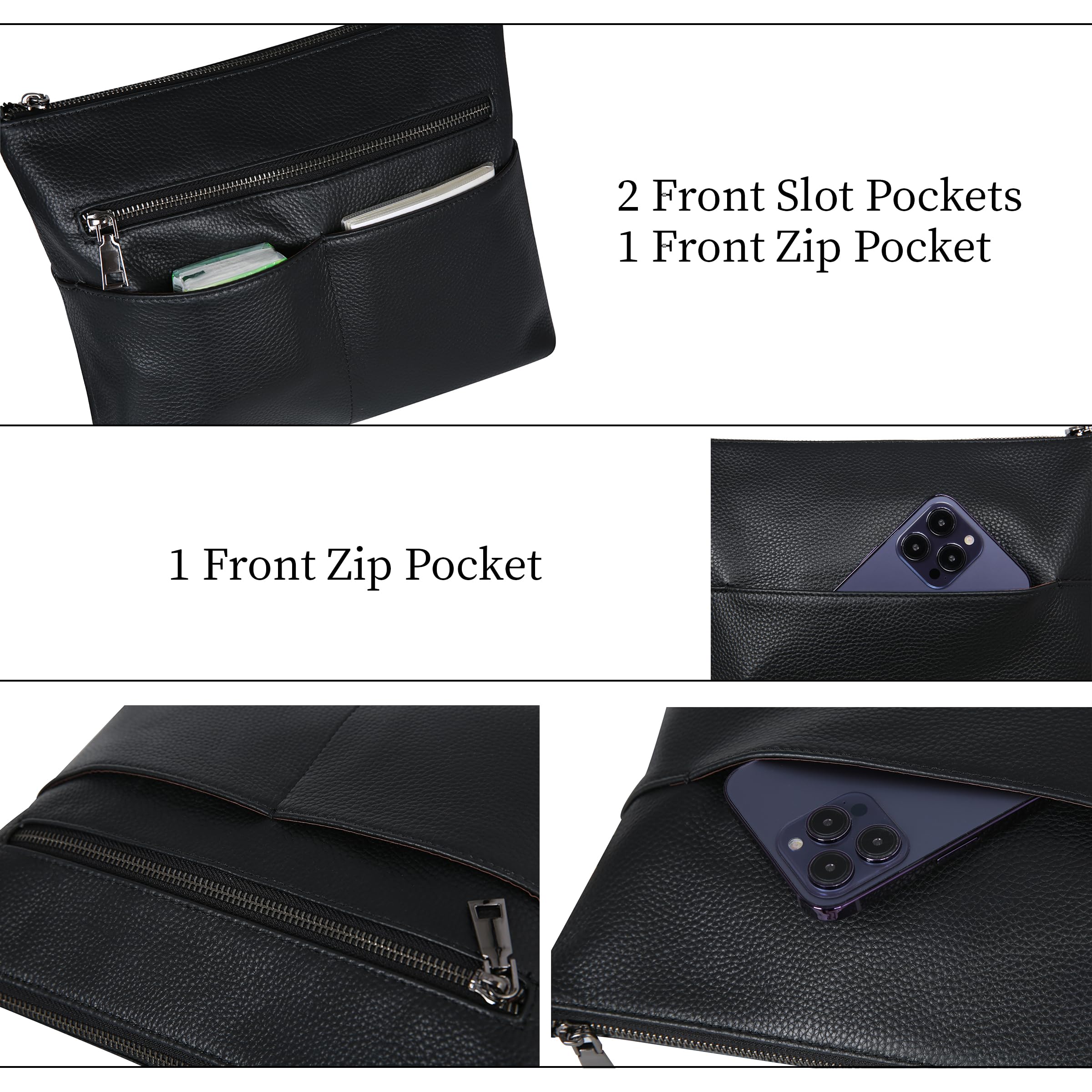 Stylish Iswee Leather Crossbody Bag for Women - Fashion Designer Handbag Purse | Perfect for Work, Travel & Everyday Use