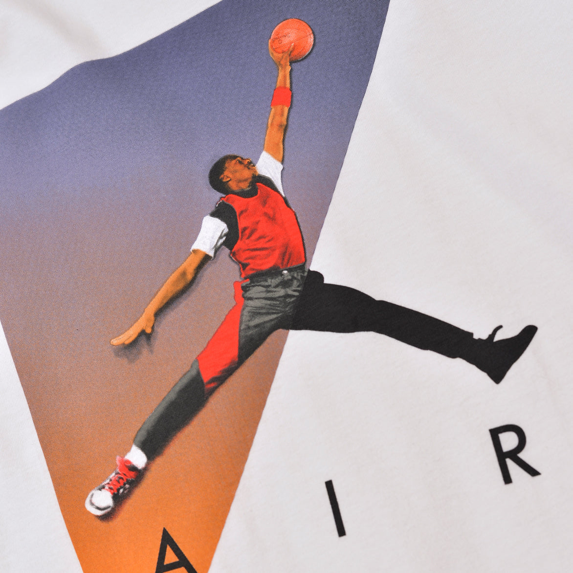 AIR JUMPMAN PHOTO TEE - White Basketball T-Shirt for Men | Retro Jordan Graphic Tee | Perfect for Streetwear, Gym & Casual Outfits