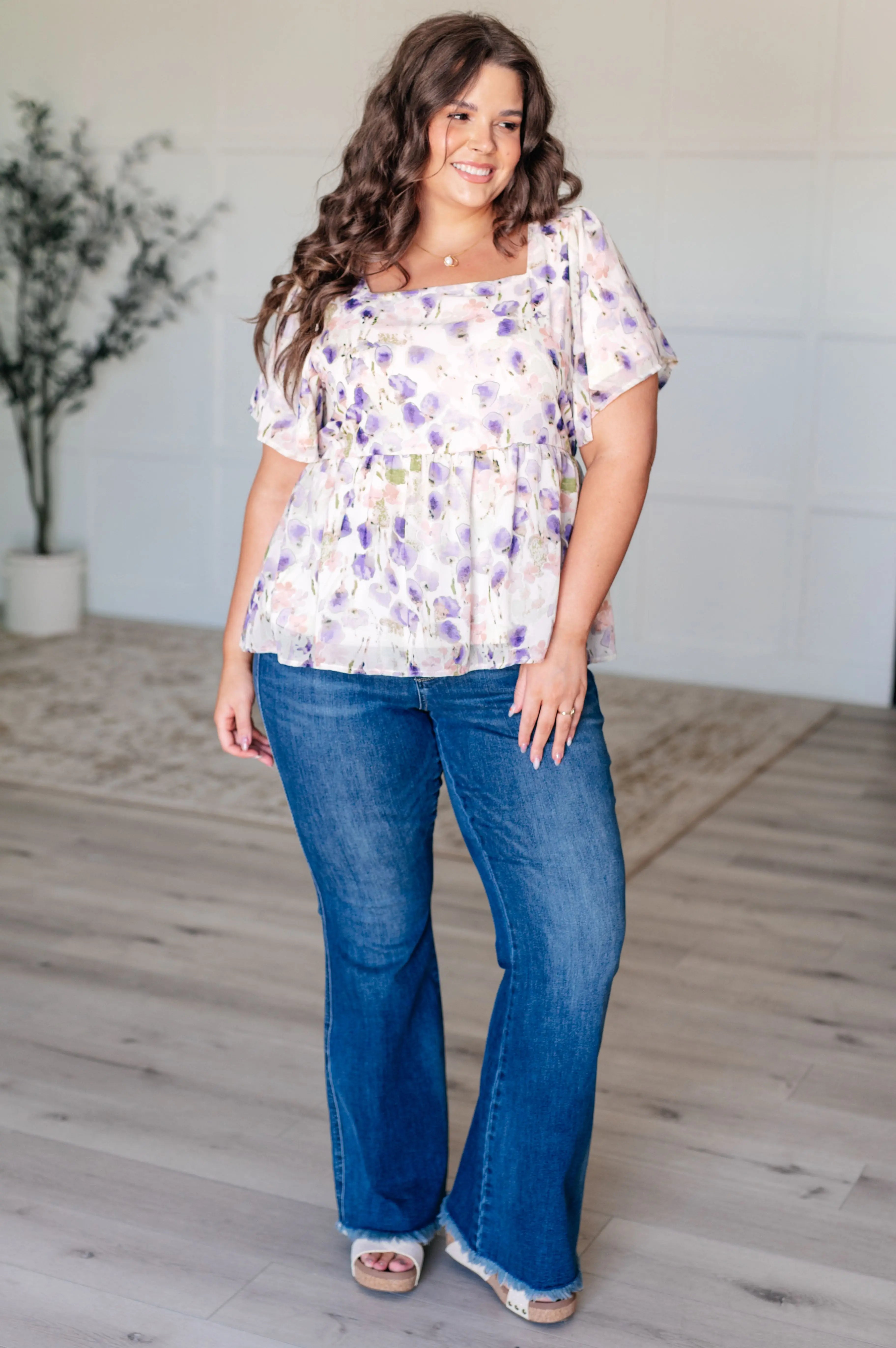 Elegant Square Neck Blouse for Women - Flattering Casual & Office Wear - Perfect for Date Nights, Work Meetings and Special Occasions