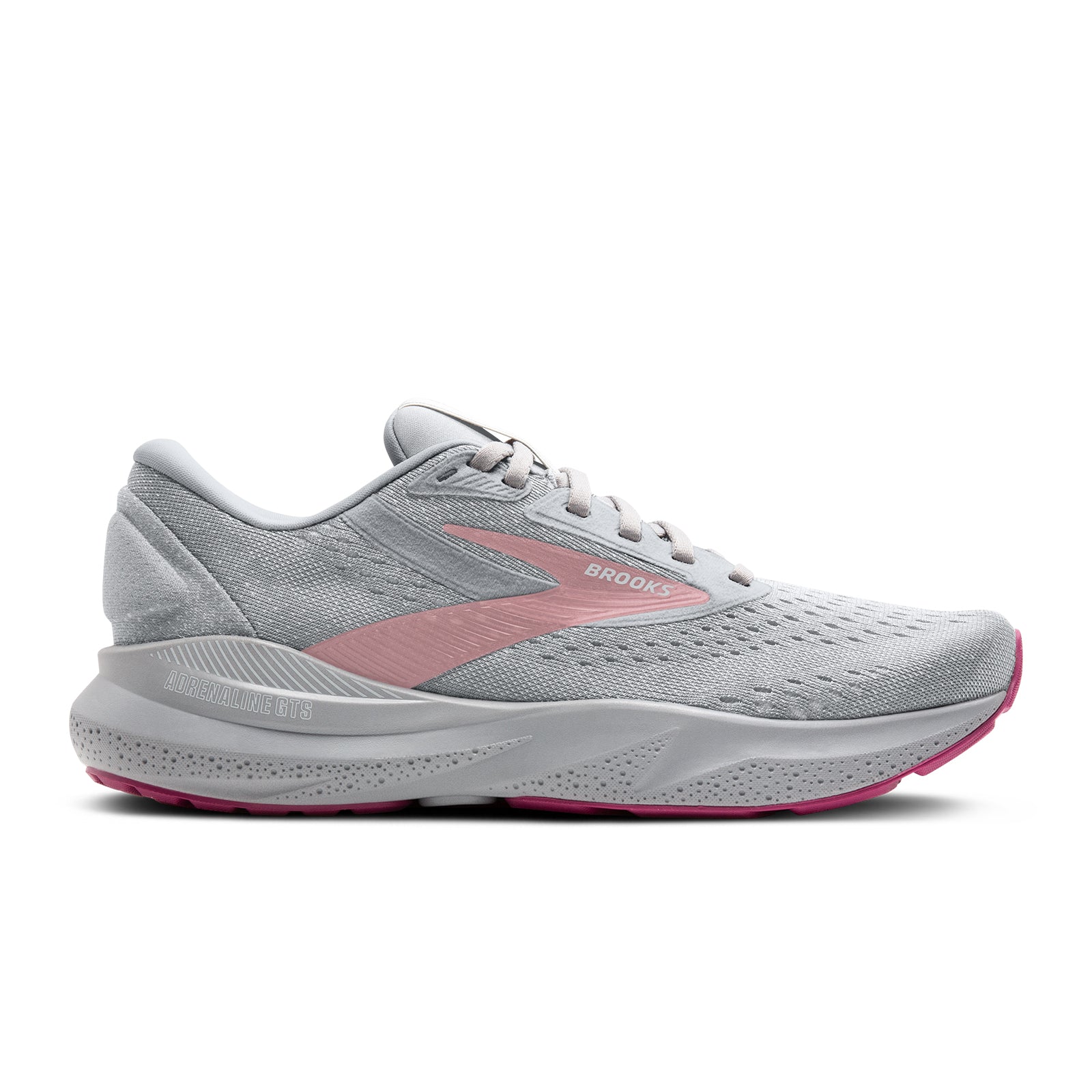Brooks Adrenaline GTS 24 Women's Running Shoes - Alloy/White/Zephyr - Stability & Cushion for Road Running, Jogging, Gym Workouts