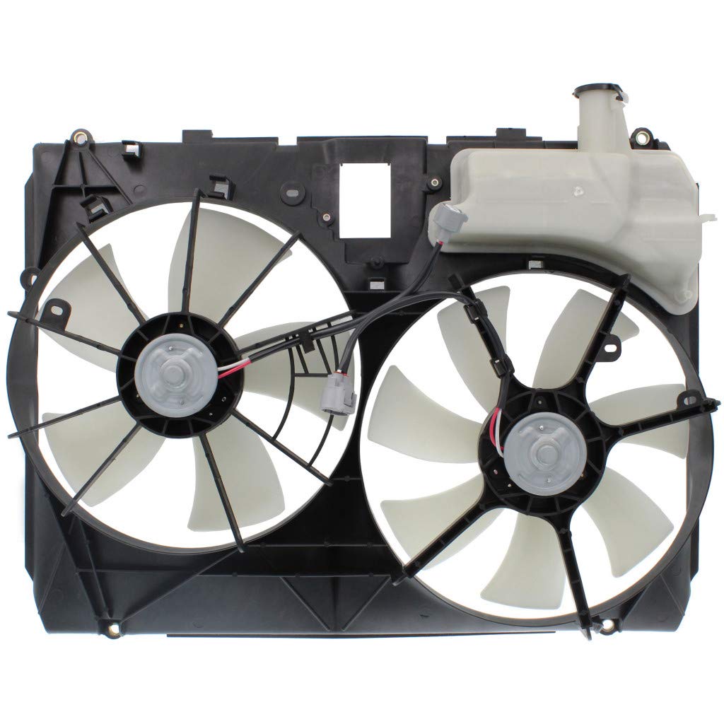 2004-2005 Toyota Sienna Replacement Radiator Cooling Fan - Direct Fit for TO3115135 & 167110A210 | Dual Fan Design | Perfect for Engine Overheating Prevention & Summer Driving