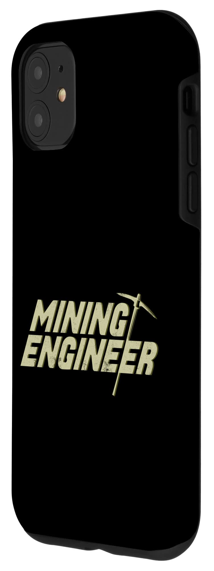 iPhone 11 Case for Mining Engineers - Durable Mining Pickaxe Design Phone Cover - Perfect for Underground Work & Engineering Professionals