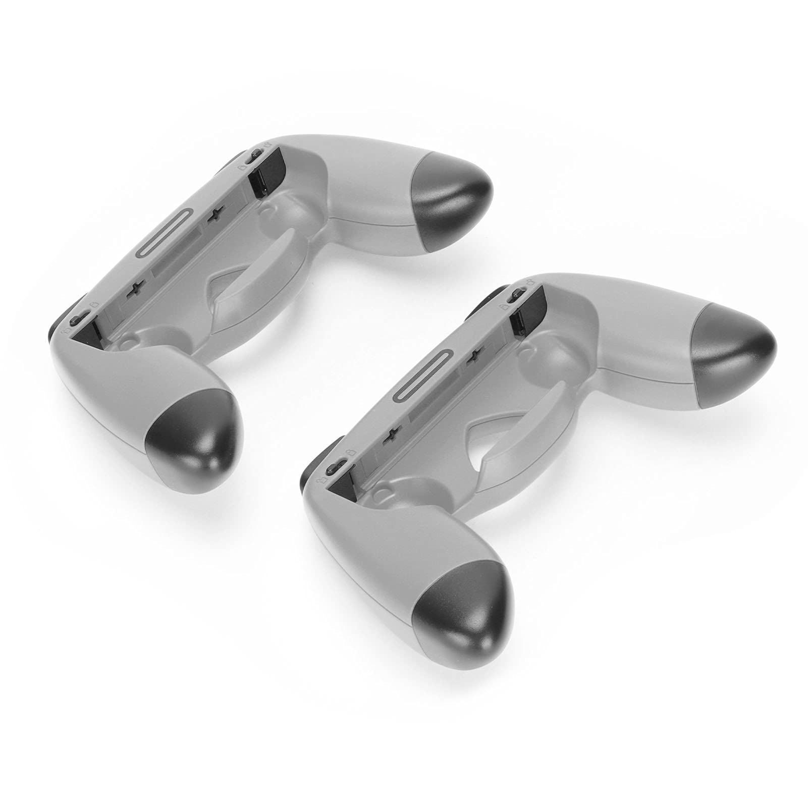 Durable Switch Handle Stand Charger - 2 Pack Ergonomic Gaming Accessories for Nintendo Switch (Grey) | Perfect for Travel, Home & Multiplayer Gaming